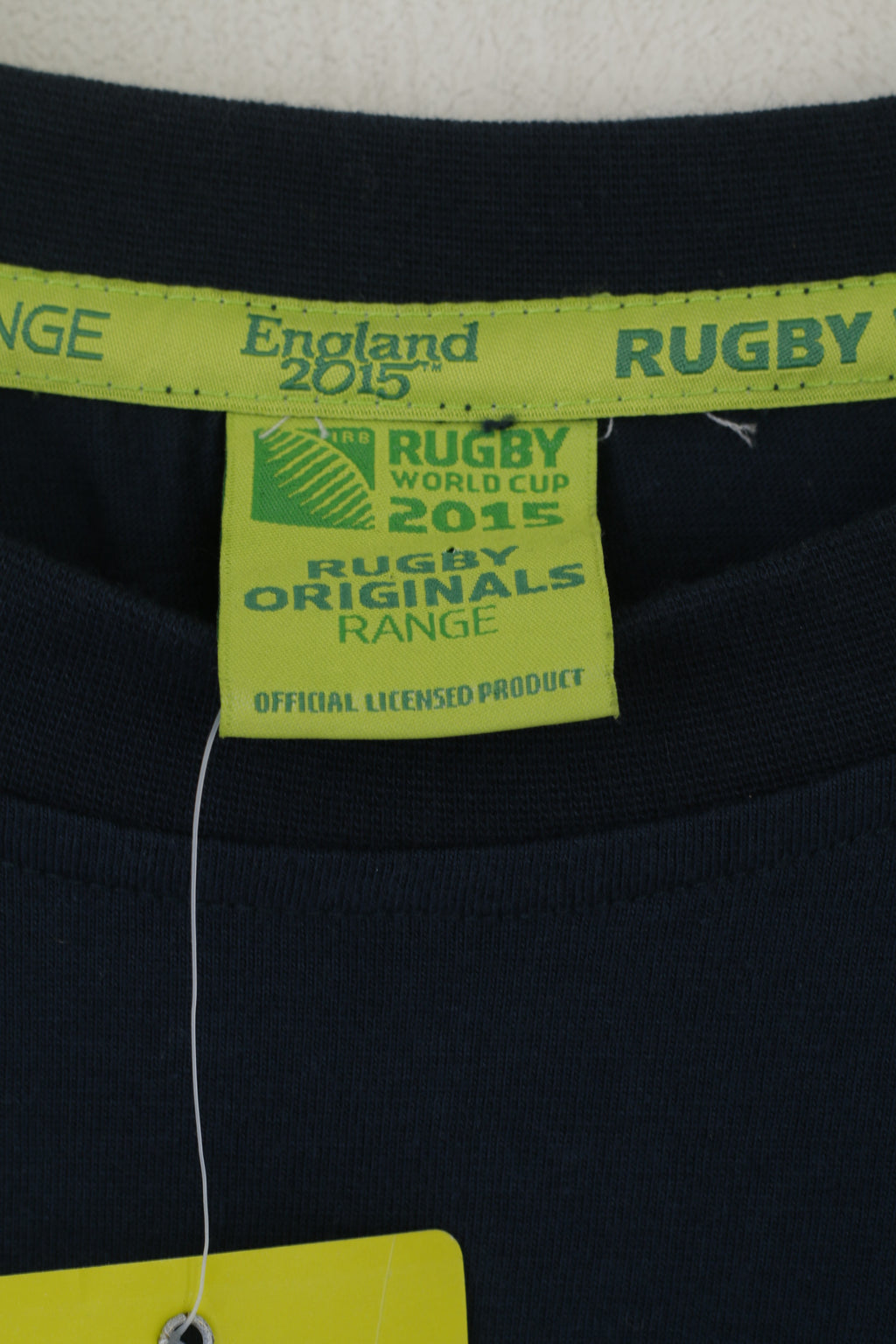 New Rugby World Cup 2015 Scotland Men S Shirt Navy Cotton Official Top