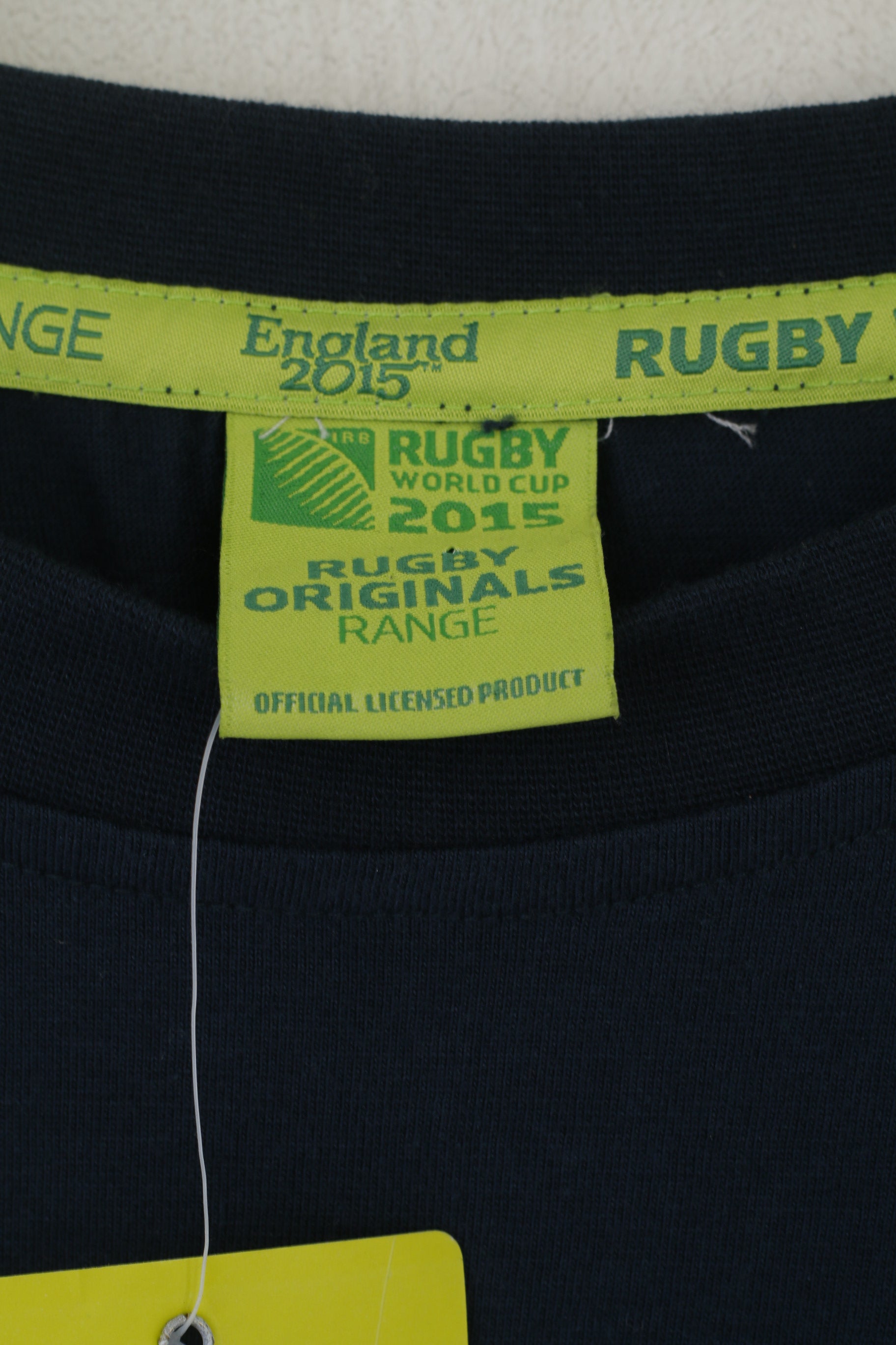 New Rugby World Cup 2015 Scotland Men S Shirt Navy Cotton Official Top