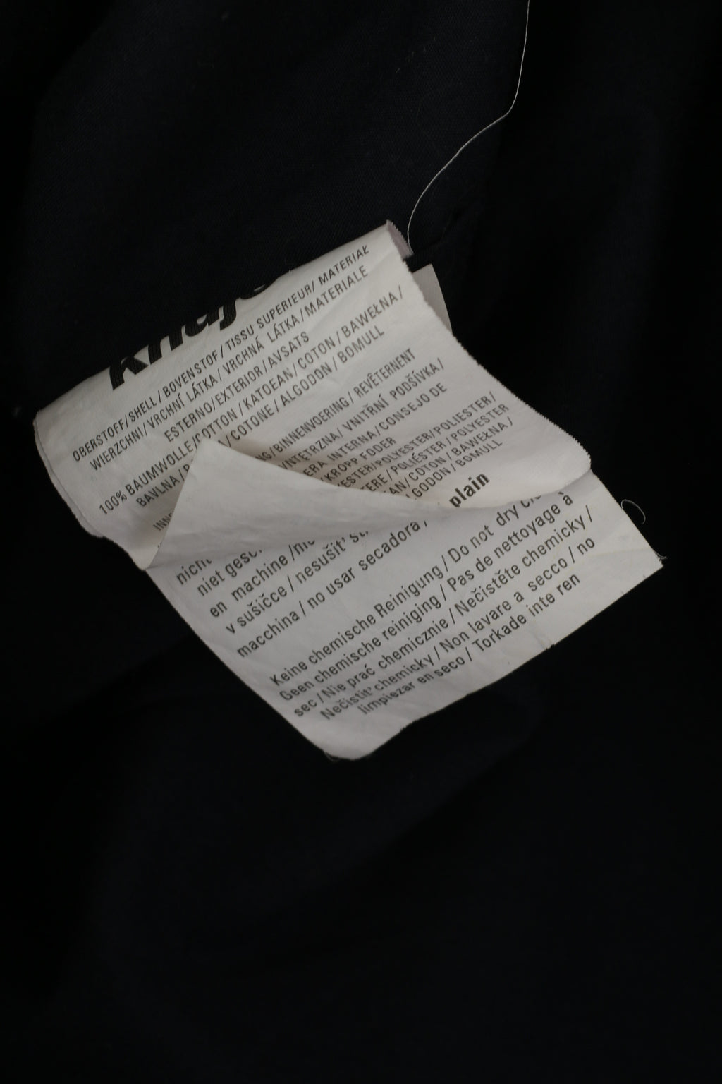 Khujo Women S Jacket Navy Cotton Belted Hidden Hood Casual Parka Top