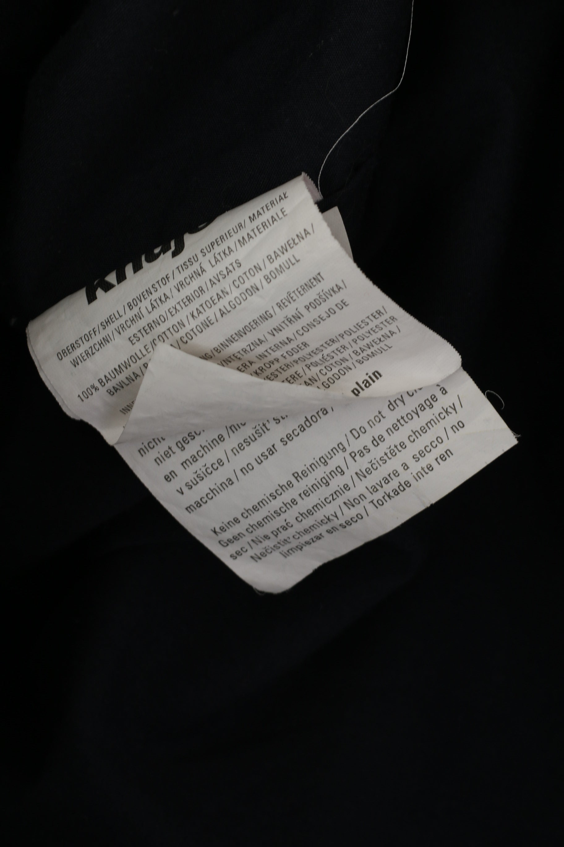 Khujo Women S Jacket Navy Cotton Belted Hidden Hood Casual Parka Top