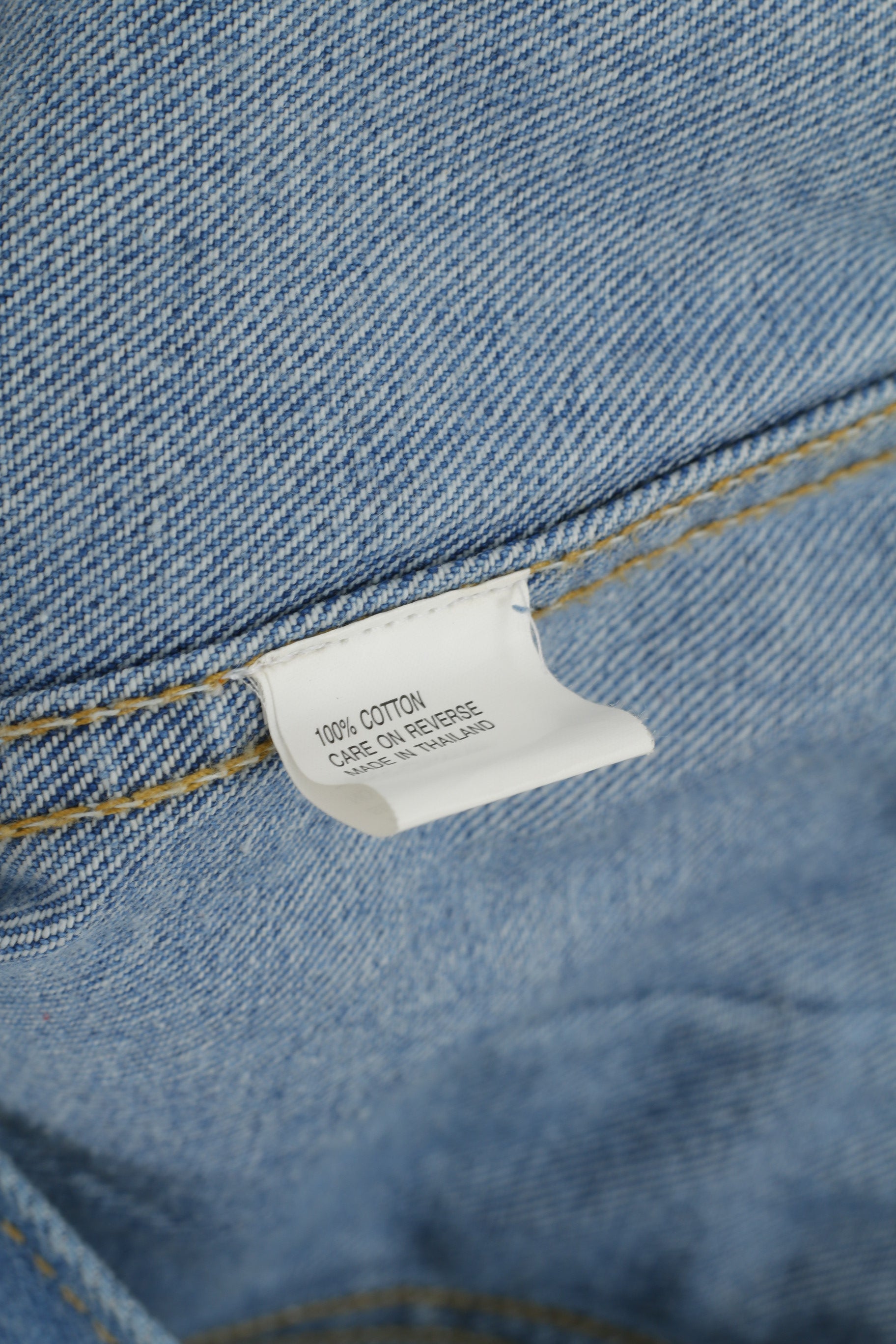 The Blue Log Jeans Women L Denim Jacket Indian Cotton Emroidered Boho Top