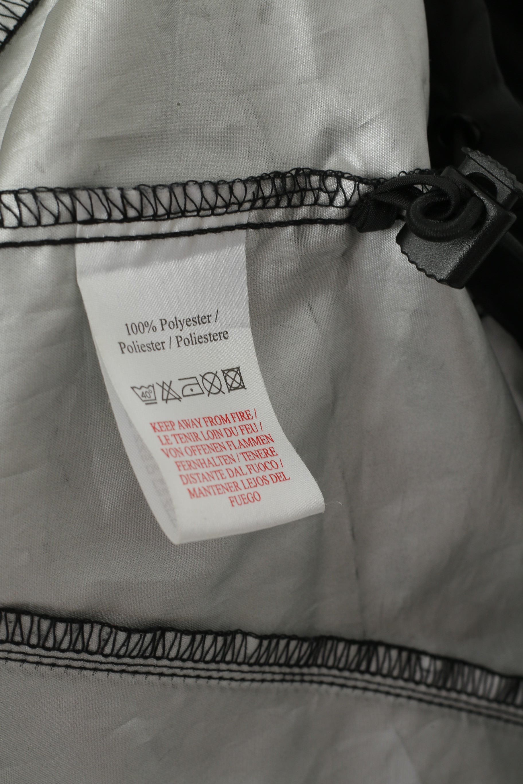 Umbro Giacca da uomo M Pullover nero con cappuccio e zip, tasca a marsupio, top sportivo