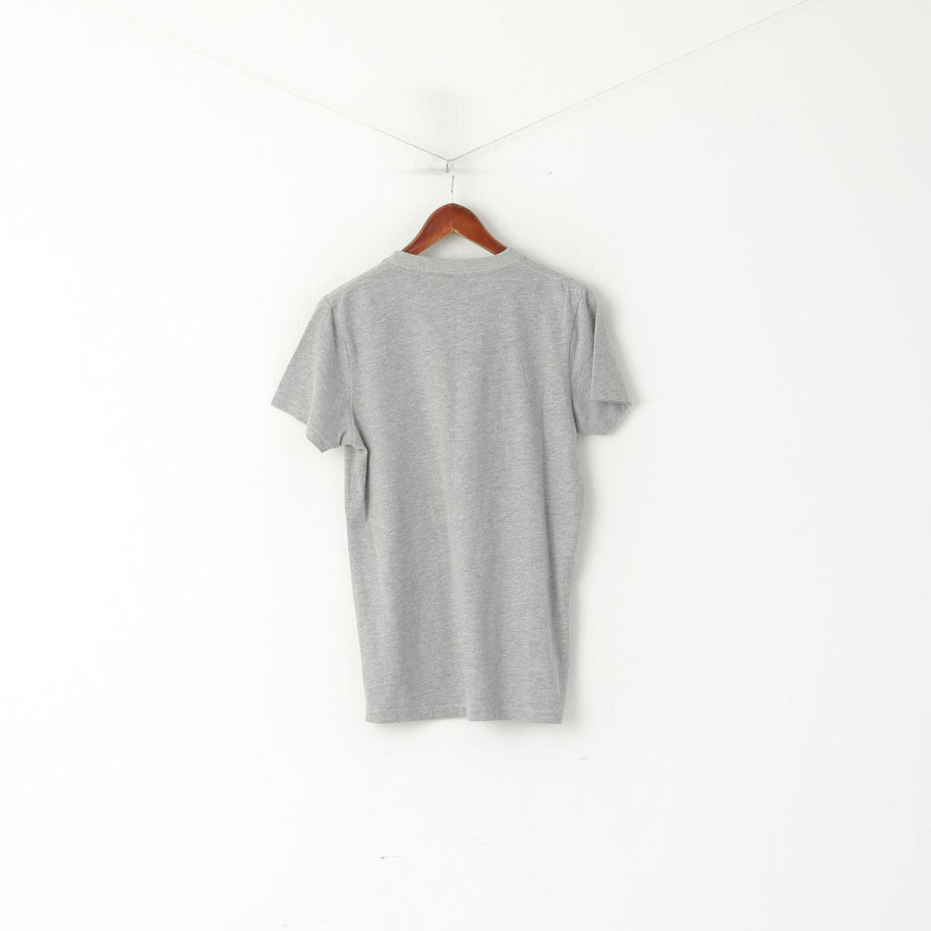 T-shirt Hollister da uomo in cotone grigio con grafica Cali è il top aderente Life Palms