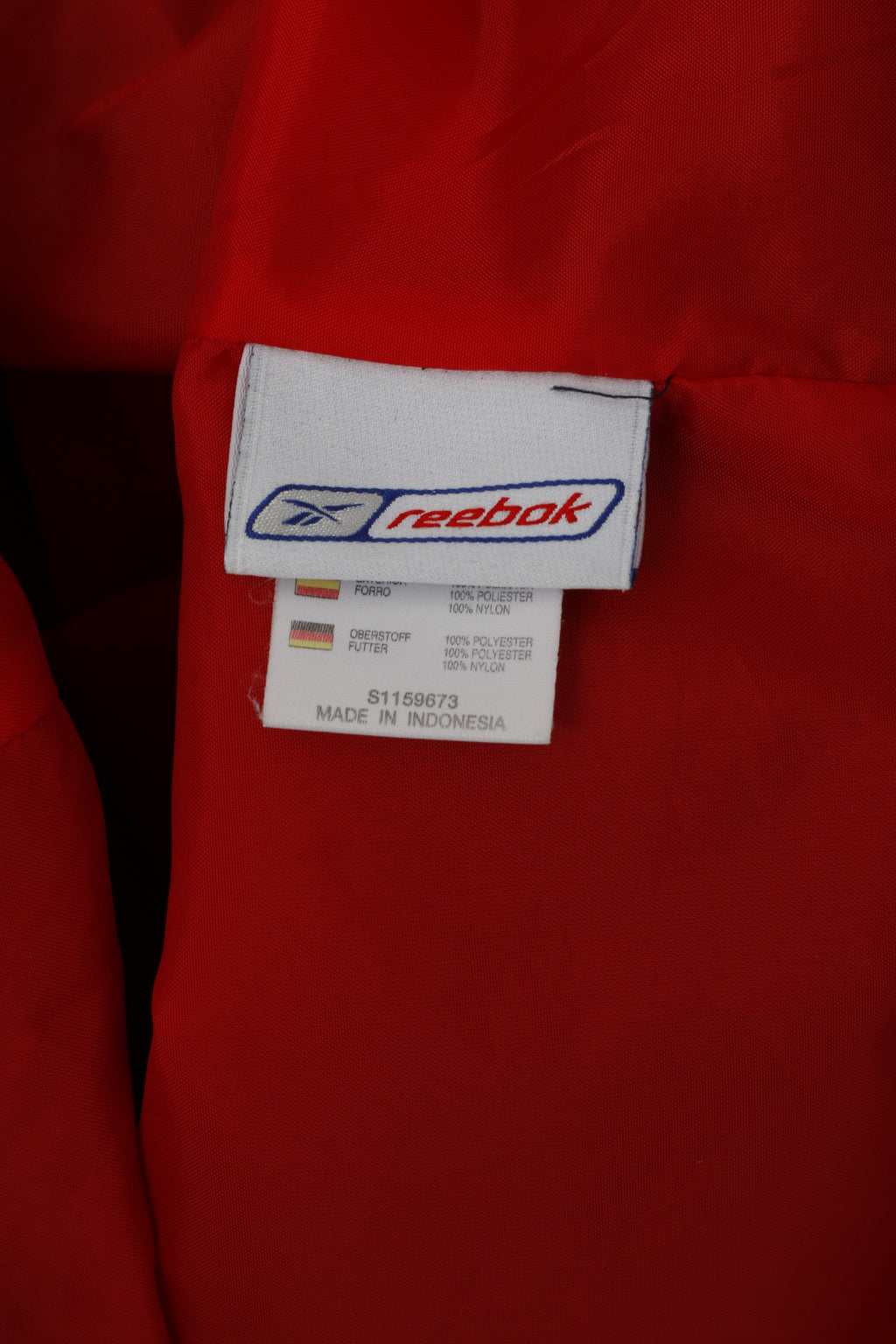 Reebok Traning Men XL Jacket Navy Vintage Full Zipper Activewear Sport Top