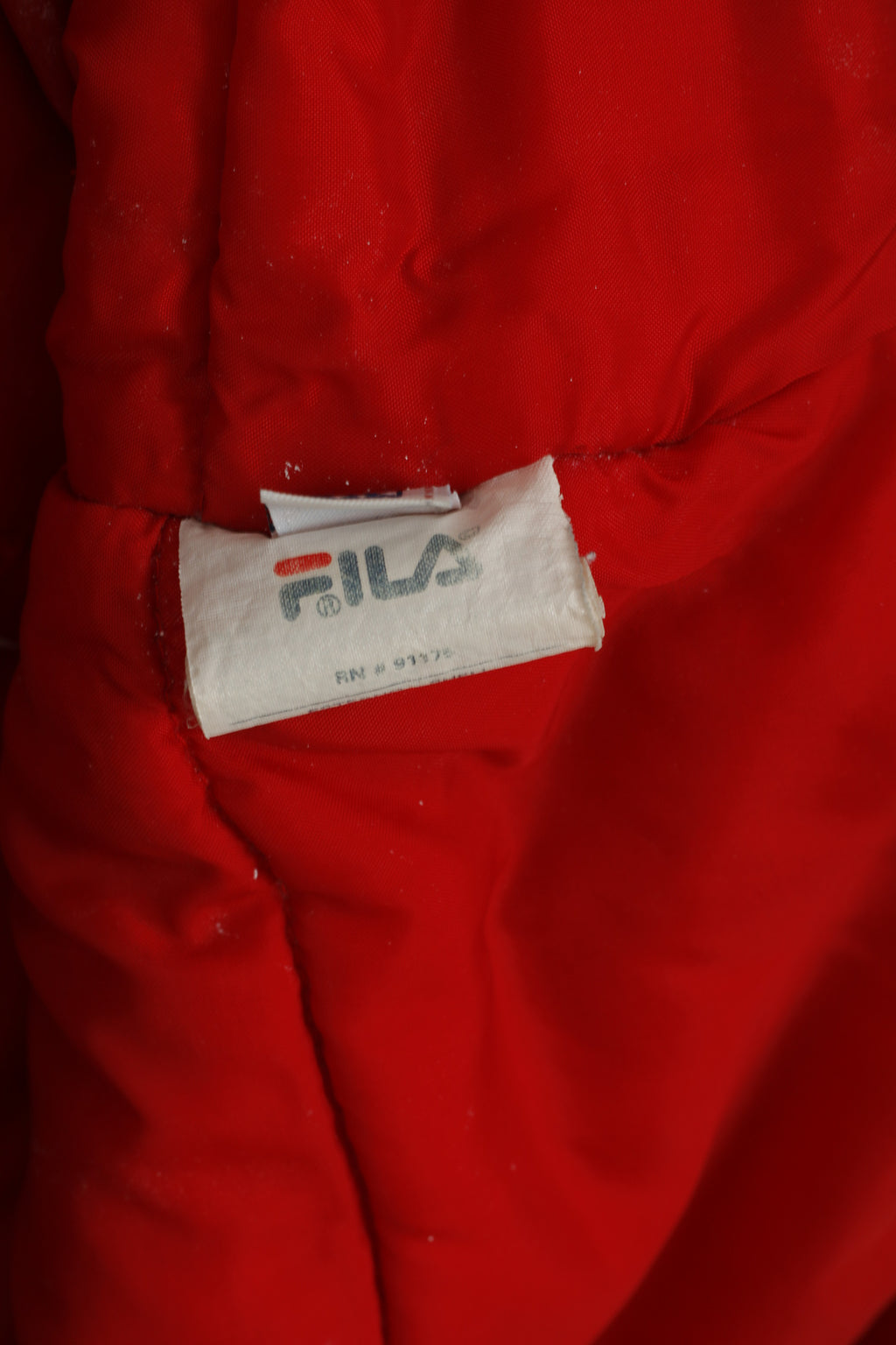 Fila Veste de ski d'hiver imperméable en nylon noir avec fermeture éclair complète pour garçon XL 14-16 ans