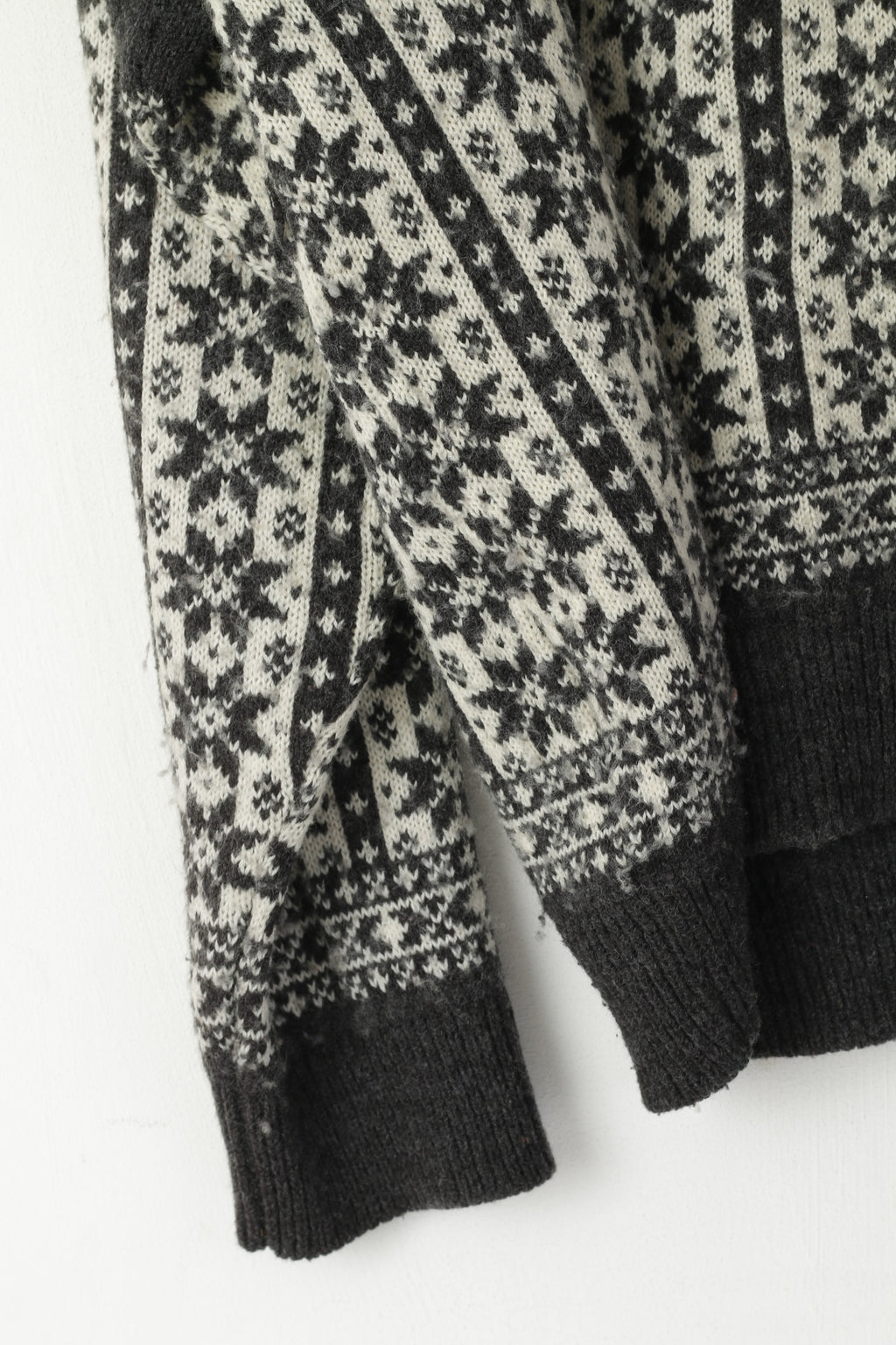 Broadway Men M Jumper Gris Laine Nordic Design Tyrol vintage Pull
