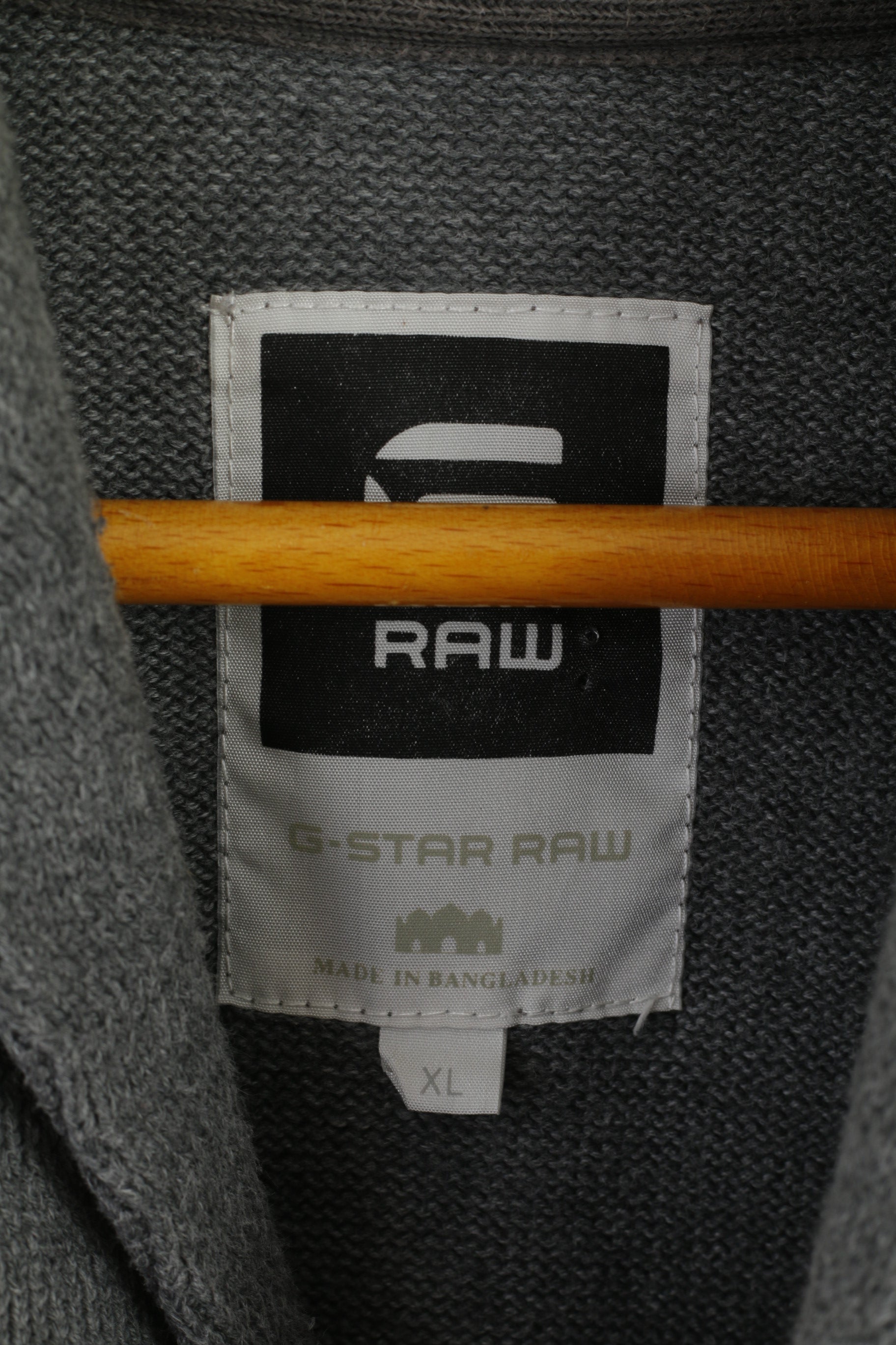 G-Star Raw Pull XL (L) pour homme en coton gris Sterling Shawl Coll Knit Sweater