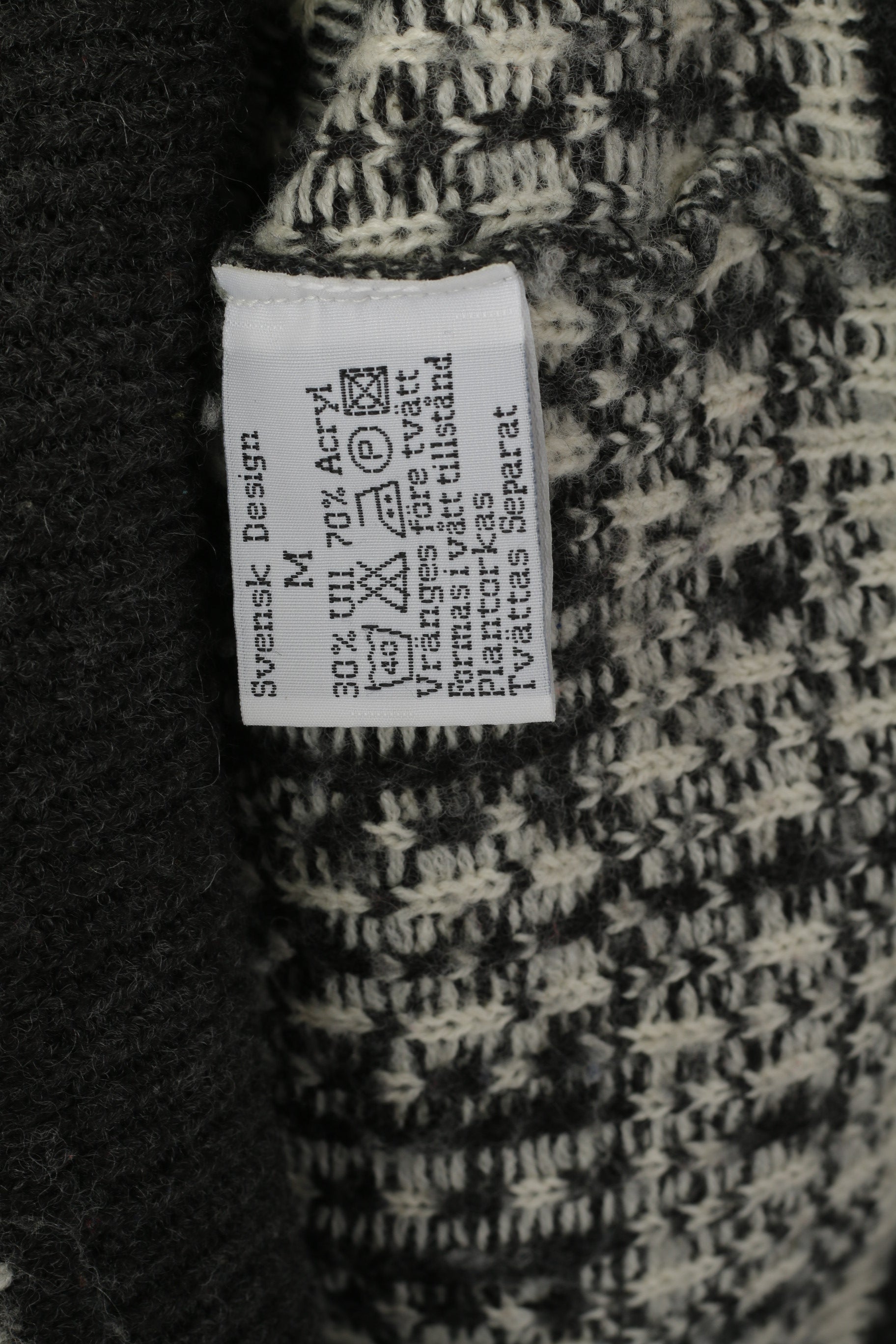 Broadway Men M Jumper Gris Laine Nordic Design Tyrol vintage Pull