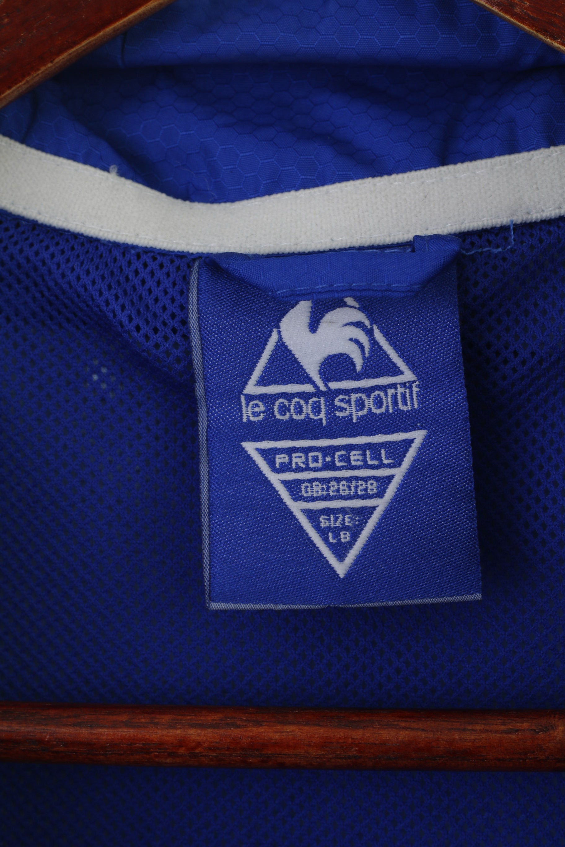 Le Coq Sportif Garçons LB 8-10 Âge Veste Bleu Football Evertoon Sportswear Pro Cell Top