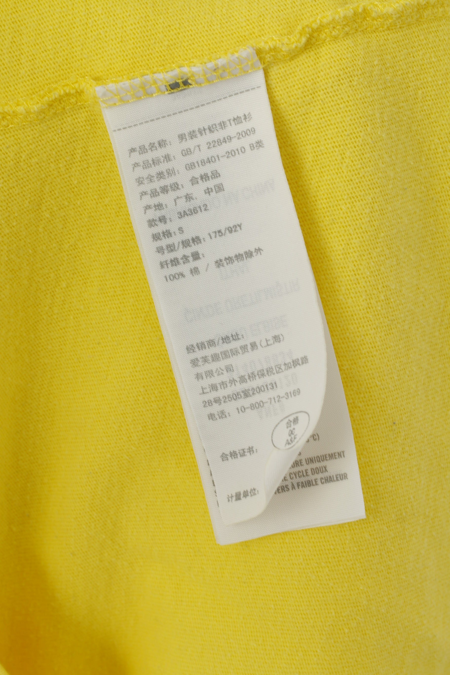 Hollister Men S Shirt Yellow Cotton Crew Neck Fighting Fins #4 Summer Top