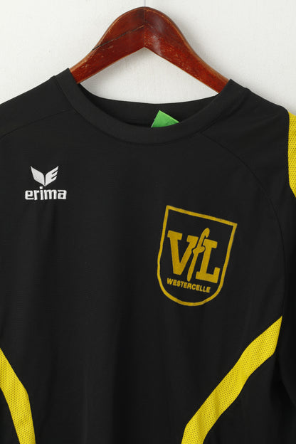 Erima Men 44/46 L Shirt Black Vintage VFL Westercelle Sportswear Jersey Top