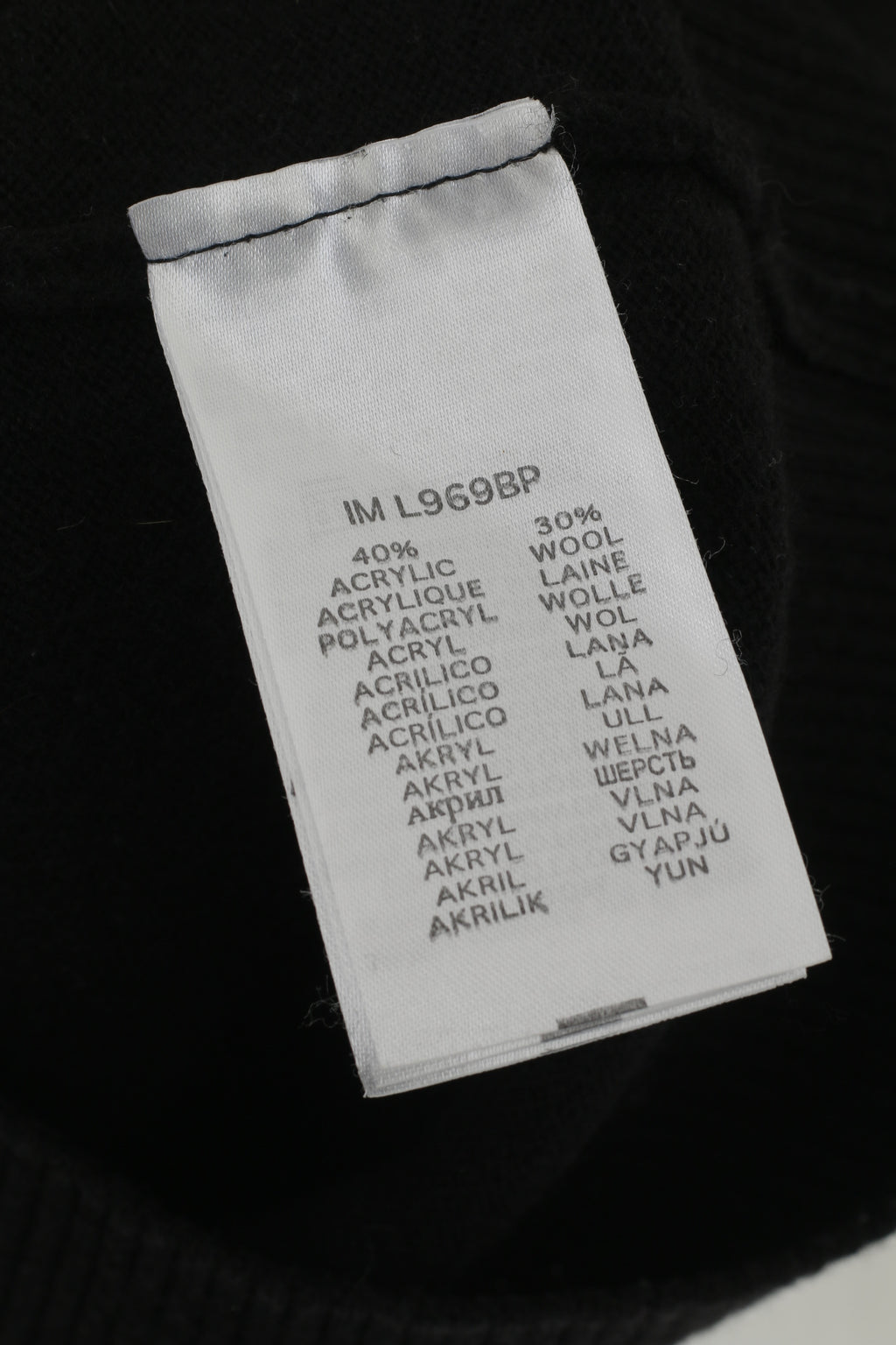 Lee Maglione da donna Maglieria nera Maglione in misto lana con scollo a V morbido e sottile