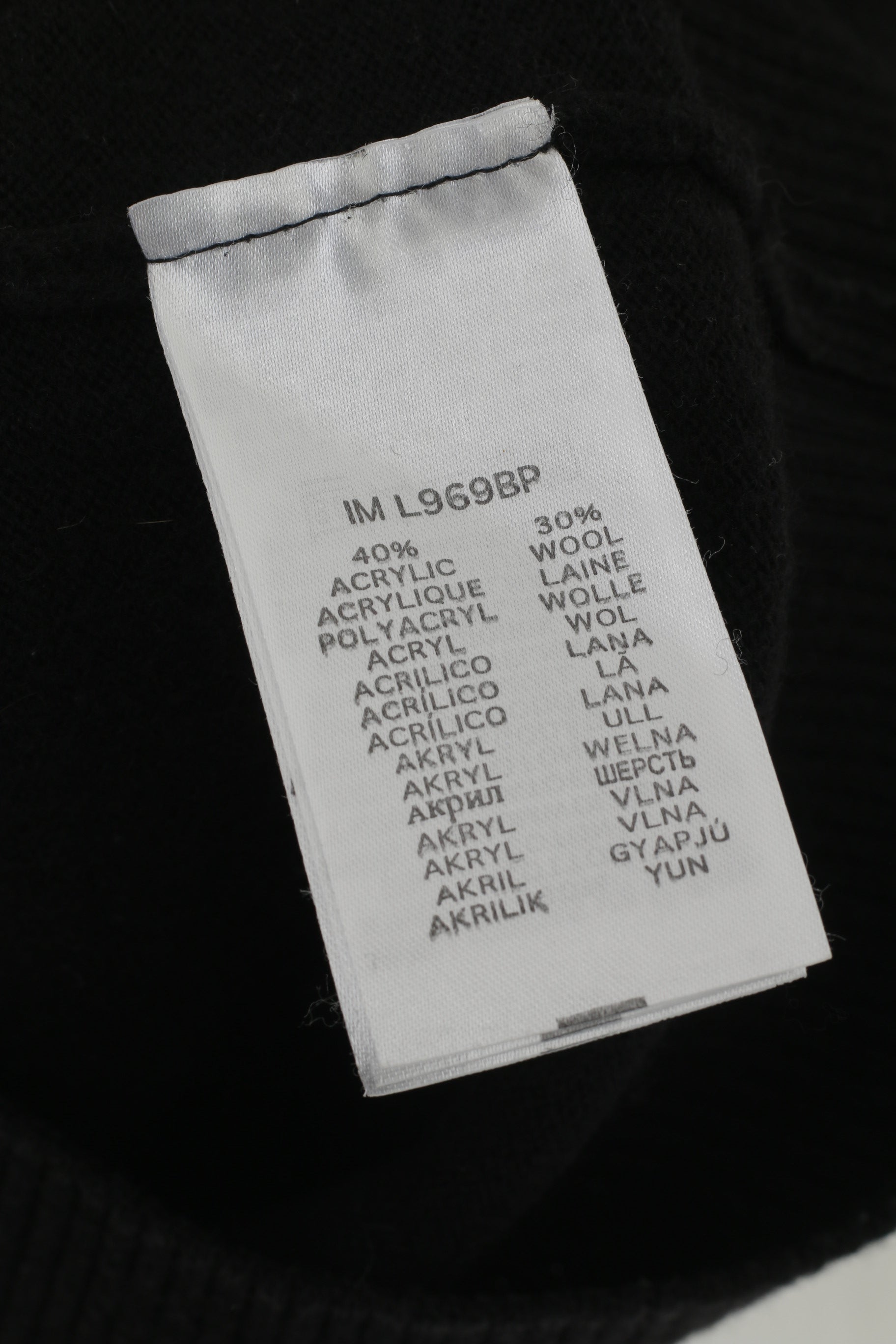 Lee Women S Jumper Black Knitwear Wool Blend V Neck Soft Thin Sweater