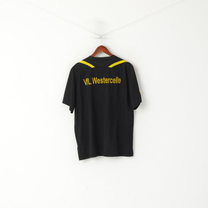 Maglia Erima da uomo 44/46 L nera vintage VFL Westercelle Sportswear Jersey Top