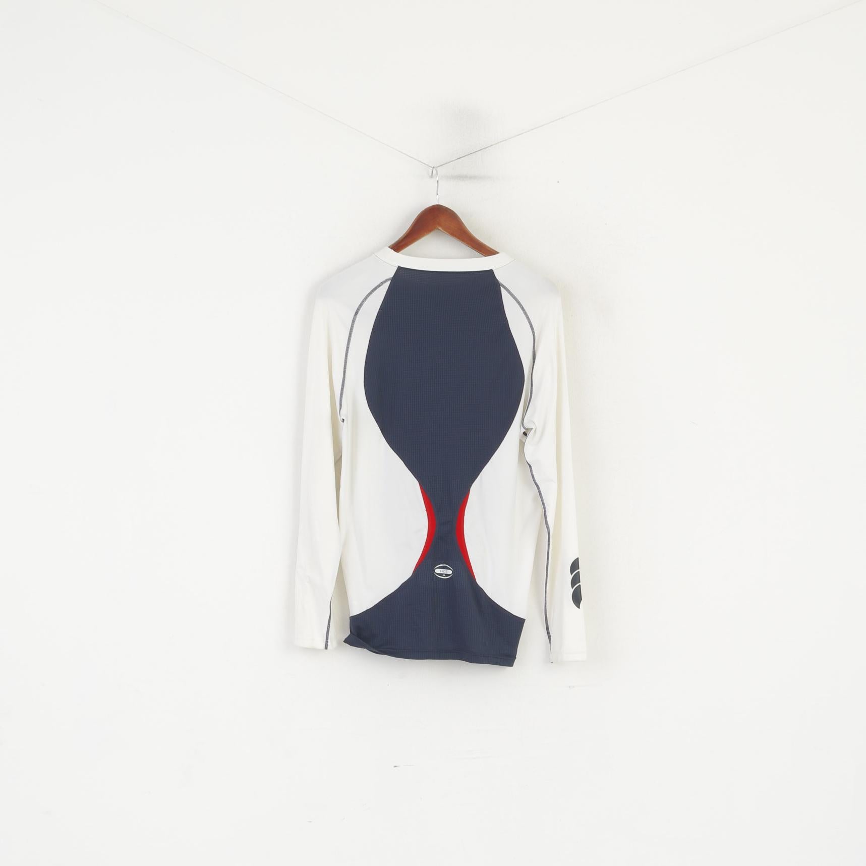 Canterbury Of New Zealand Hommes L Chemise Crème En Nylon Technique Maillot D'entraînement Haut