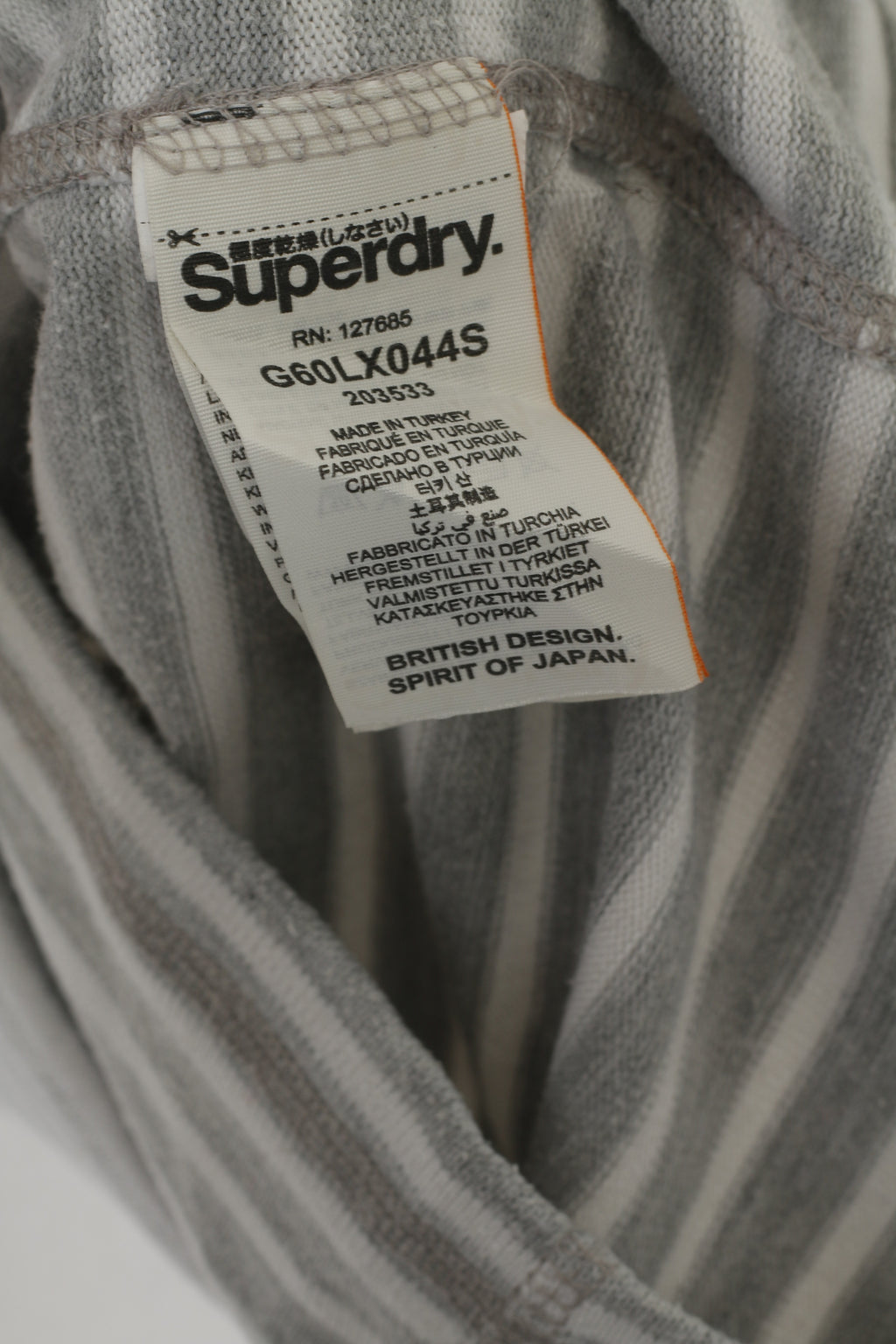 Superdry Women S Long Sleeved Shirt Grey Stretch Base Layer Classic Top