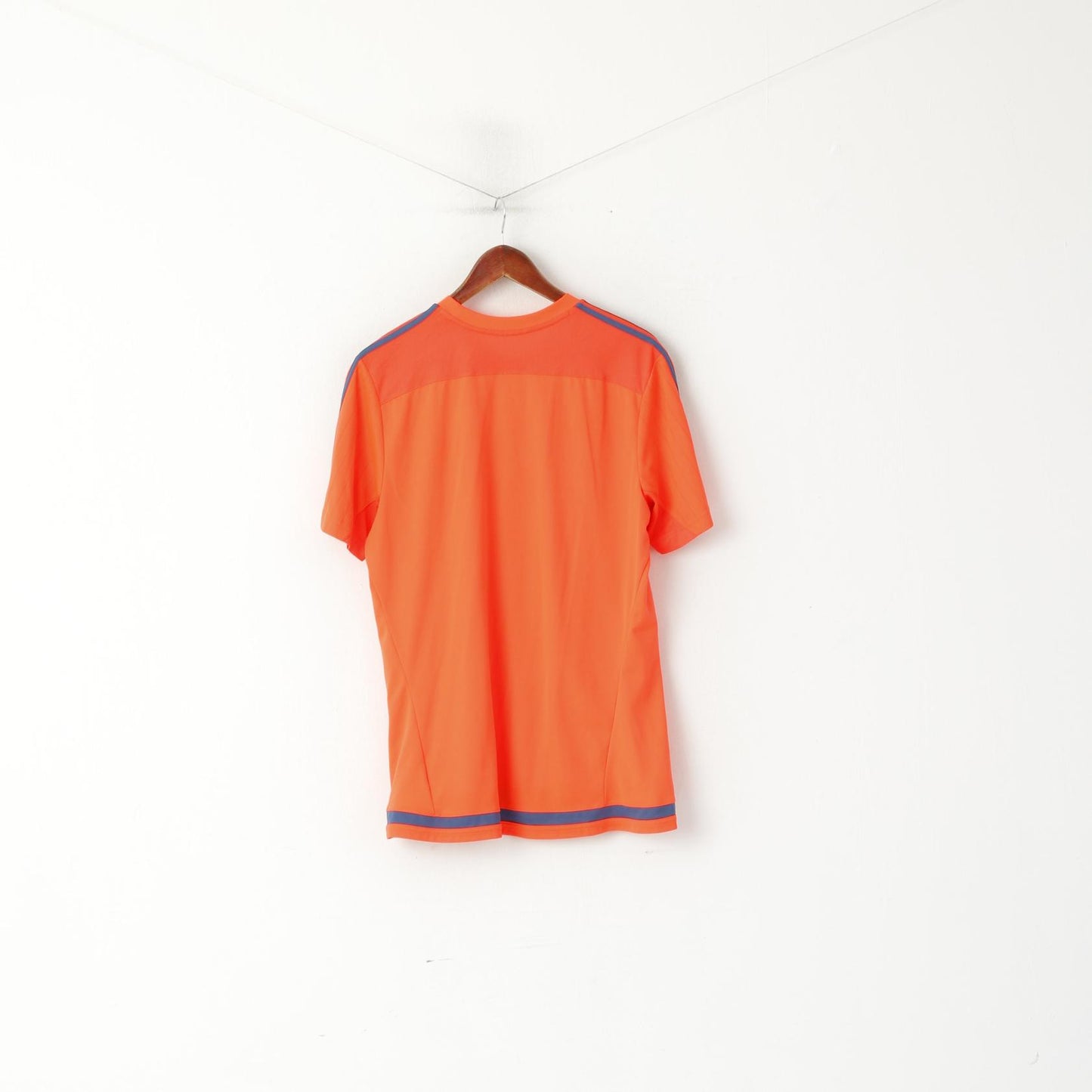 Adidas Hommes L Chemise Néon Orange Angleterre Middlesbrough Football Club Jersey Top