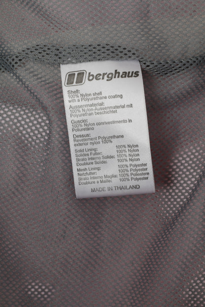 Berghaus Veste d'extérieur imperméable en nylon à capuche rouge pour fille de 13 ans 158-161