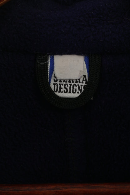 Sierra Designs Femmes M Bodywarmer Violet Montagne Vintage Zip Up Polaire Débardeur
