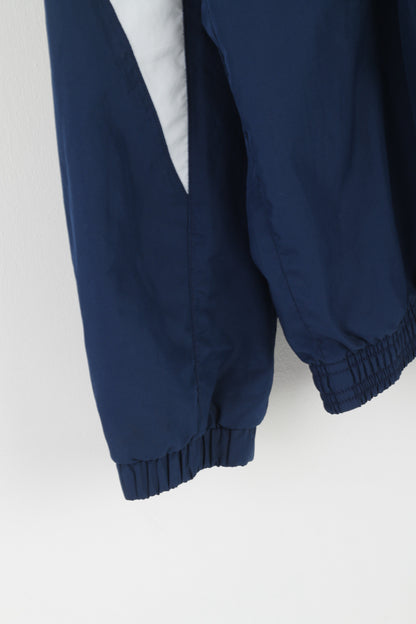 Adidas hommes XL pull veste Sterling Lady Rangers bleu col en V vêtements de sport haut