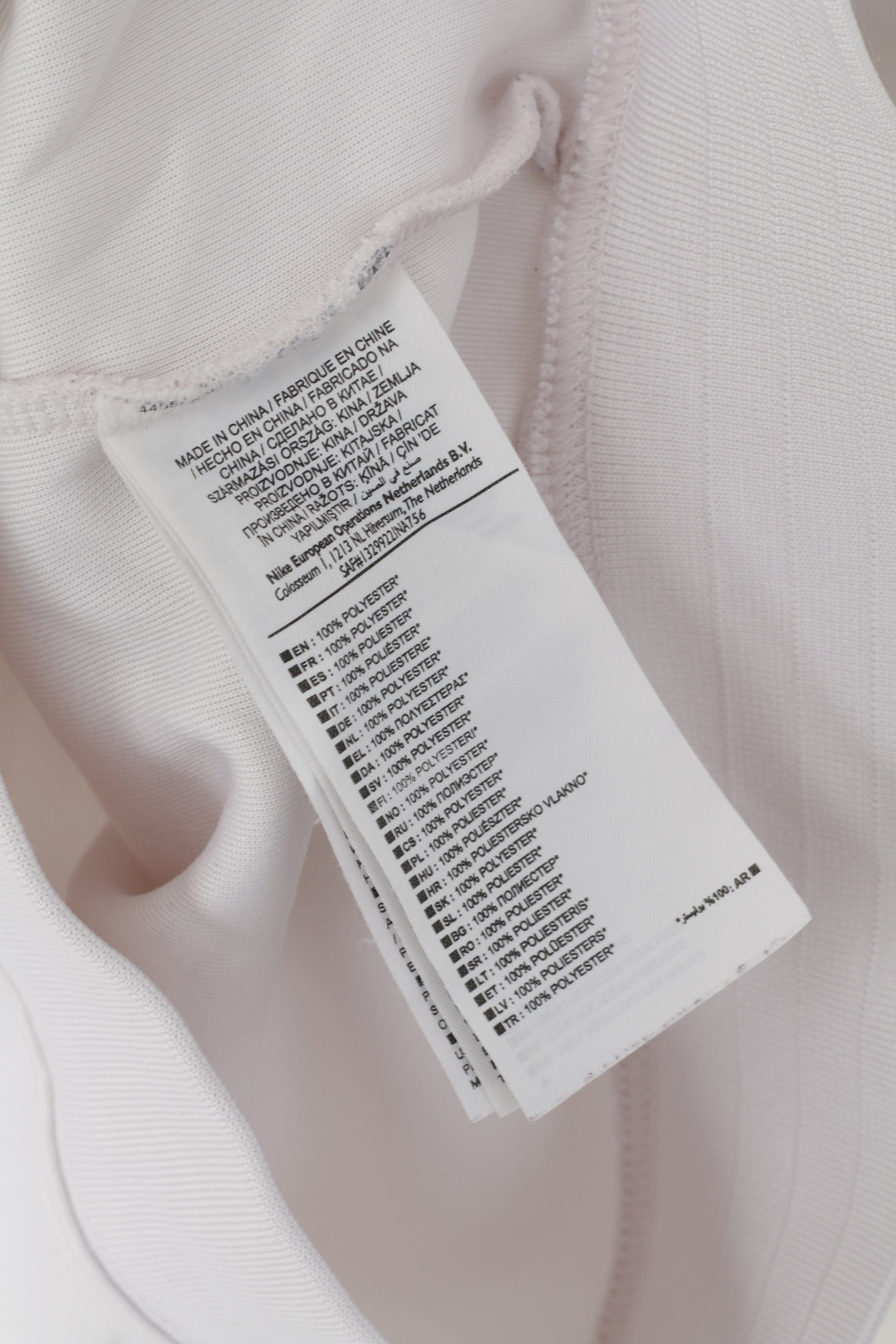 Felpa Nike da donna, bianca, con zip, squadra nazionale di calcio inglese