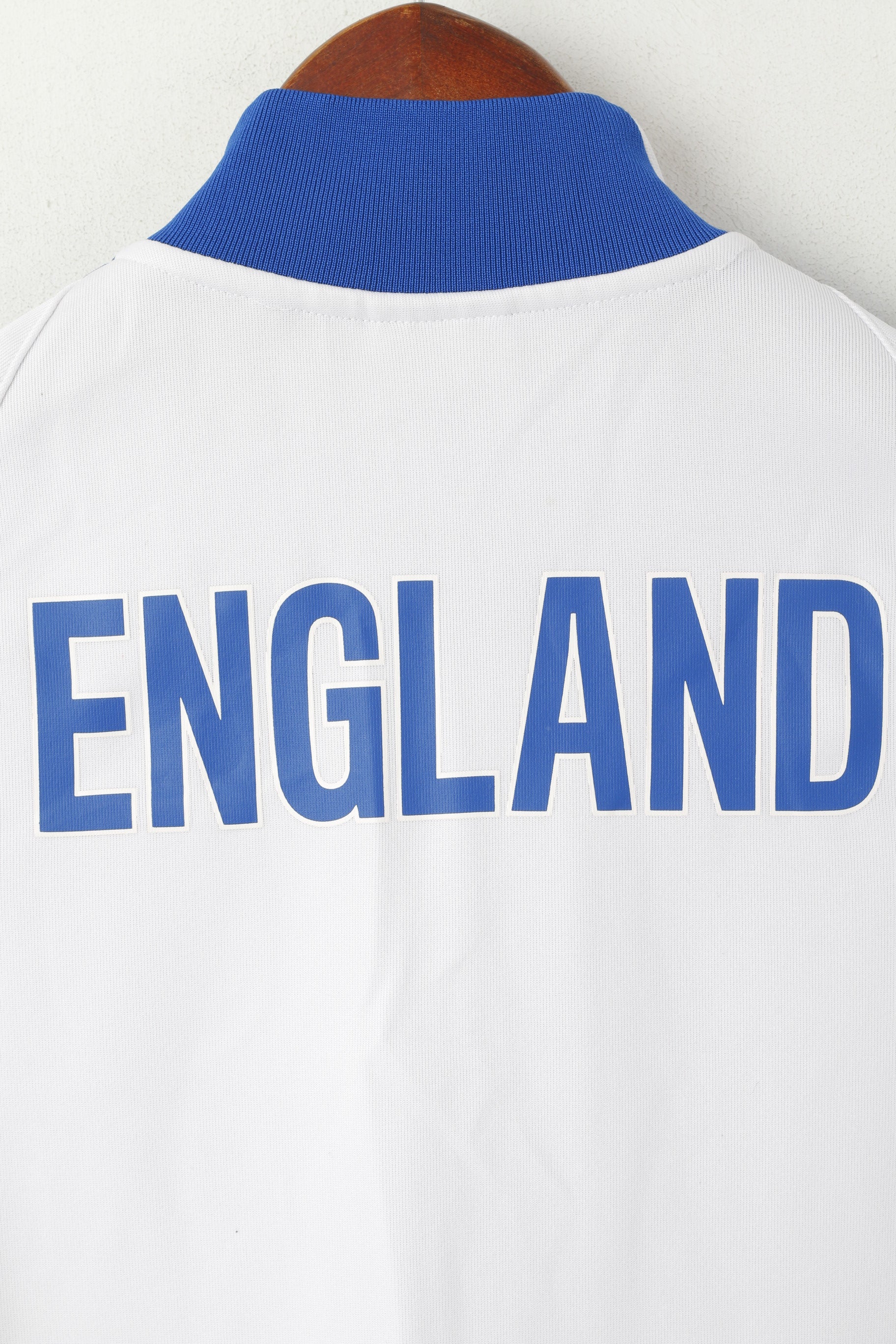 Felpa Nike da donna, bianca, con zip, squadra nazionale di calcio inglese