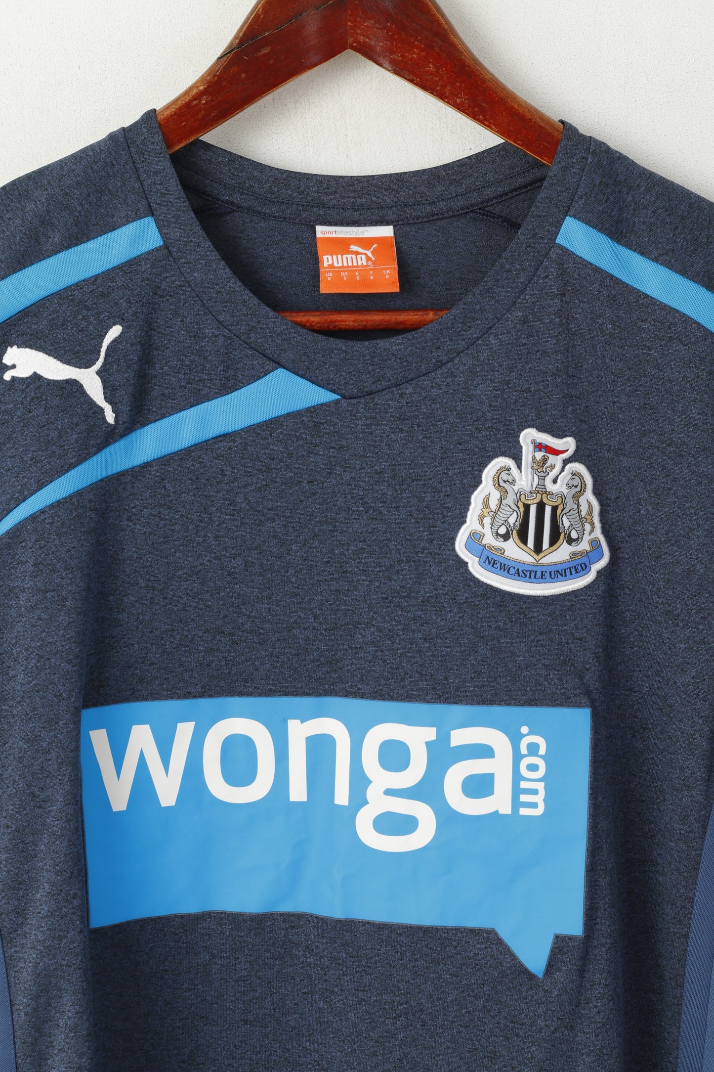 Puma Newcastle United Men S Shirt Navy Football NUFC Jersey Sportwear Top