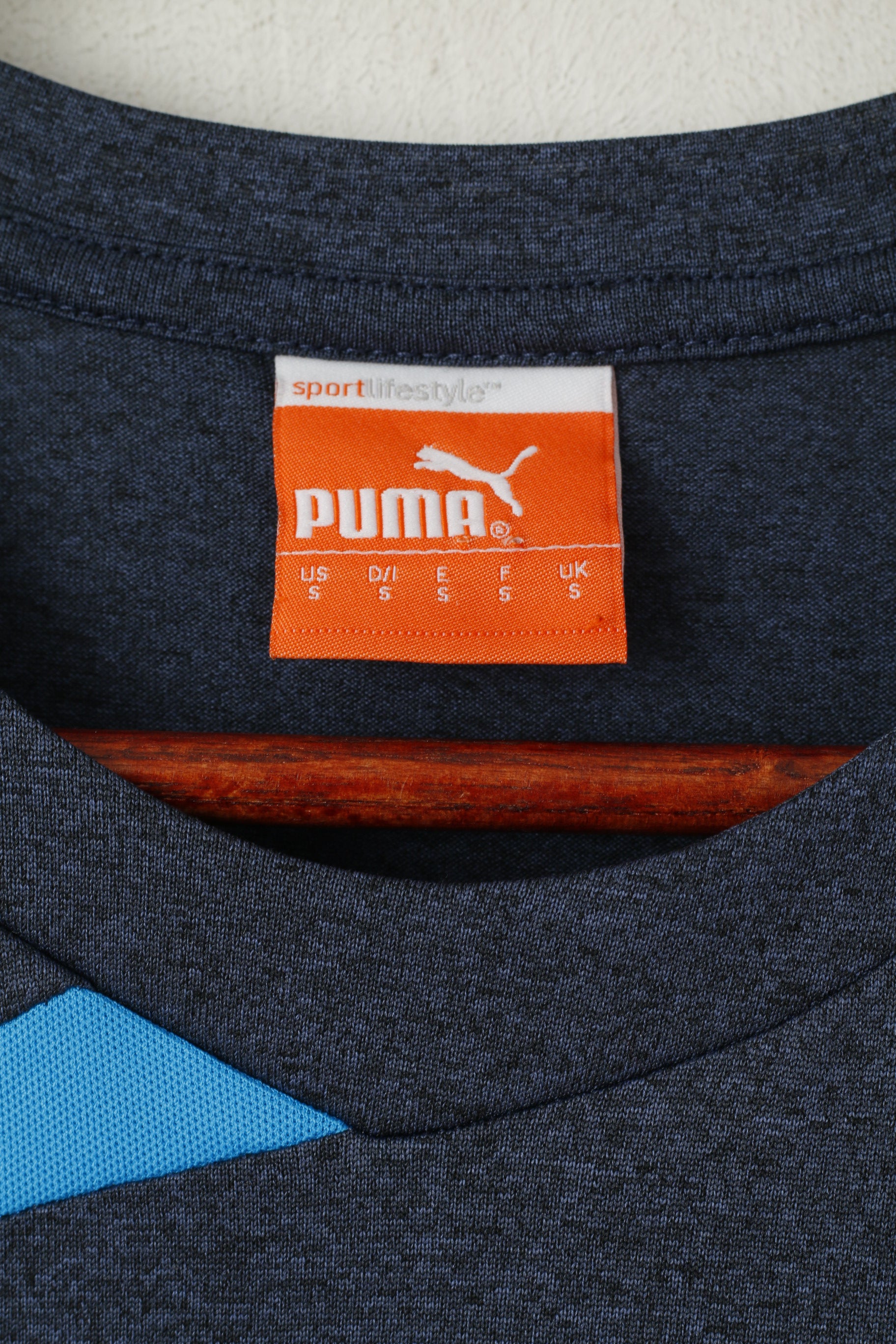 Puma Newcastle United Hommes S Chemise Marine Football NUFC Jersey Sportwear Top