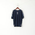 Umbro – maillot de l'équipe nationale d'Angleterre pour hommes, 2XL, bleu marine, maillot de Football, haut Vintage