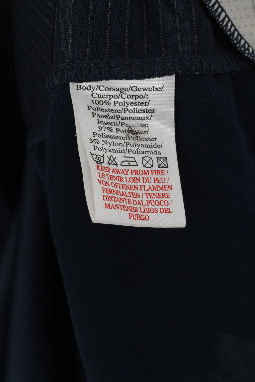 Maglia Umbro della Nazionale Inglese da Uomo 2XL Maglia da Calcio Blu Navy Jersey Vintage