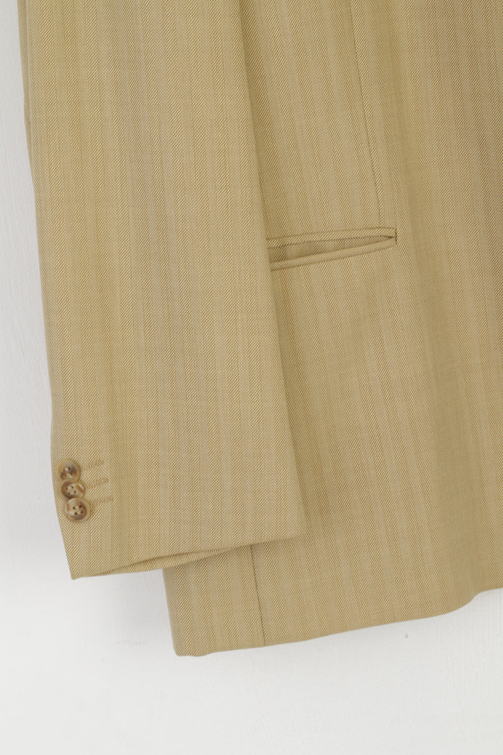 Benvenuto Men 25 40 Blazer Camel Wool Vintage Single Breasted Jacket