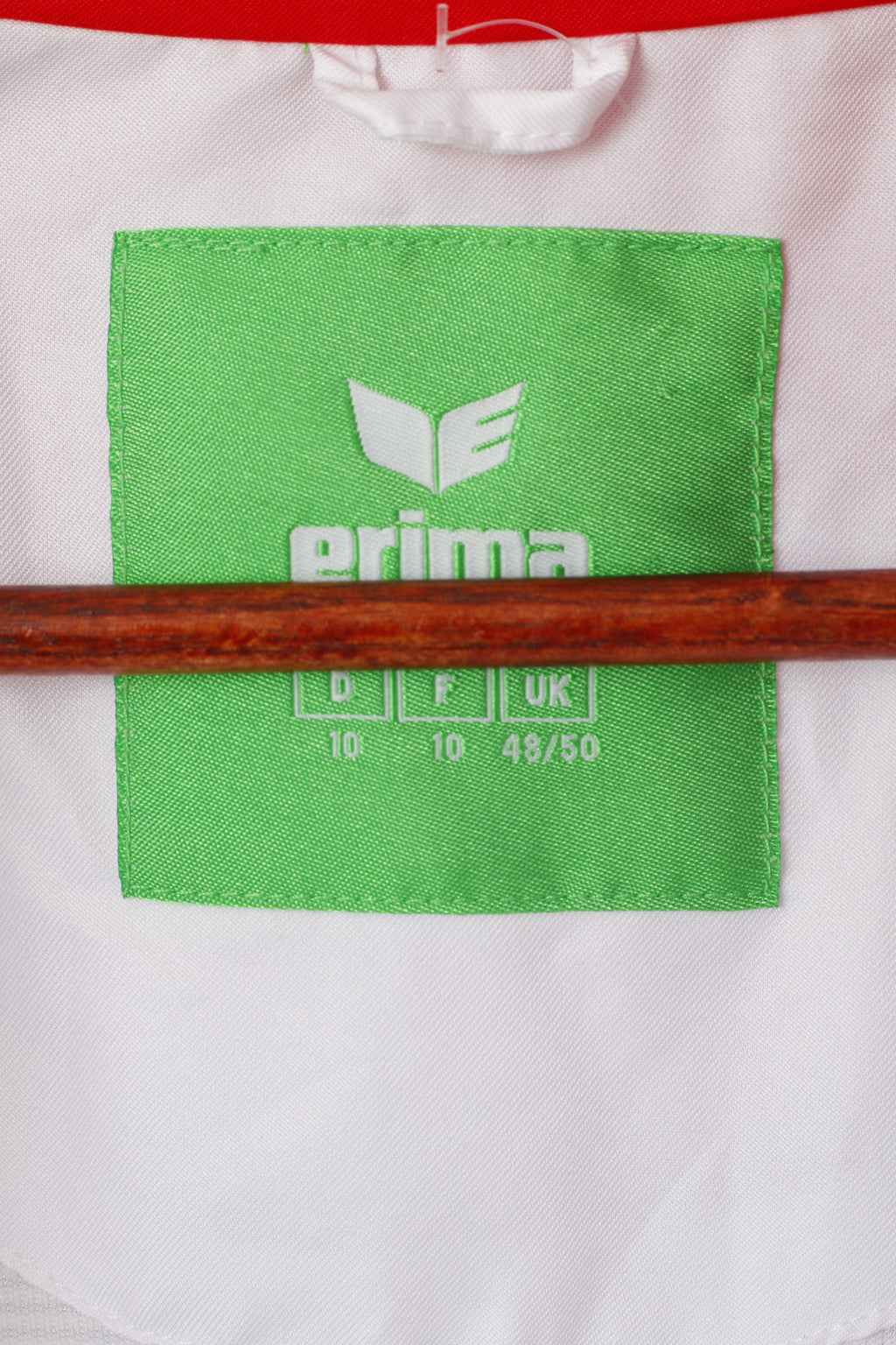 Erima Men 48/50 XL Sweatshirt red White FC Koln Football Full Zipper Track Top Jacket