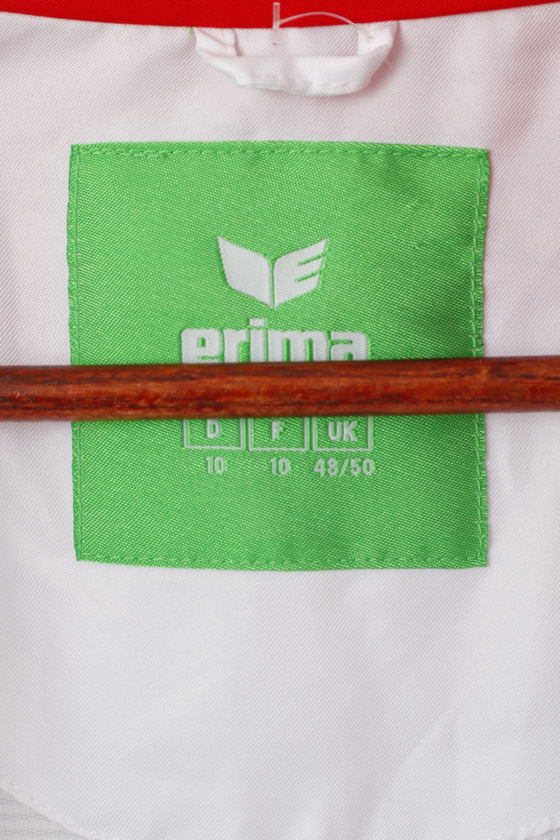 Erima Men 48/50 XL Sweatshirt red White FC Koln Football Full Zipper Track Top Jacket