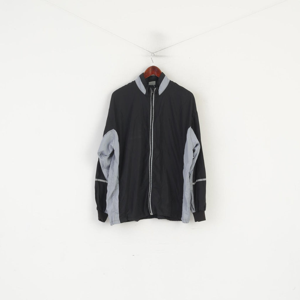 Cap The Vision Men L Veste Noir Sportswear Søværnets Sergent Full Zip Top