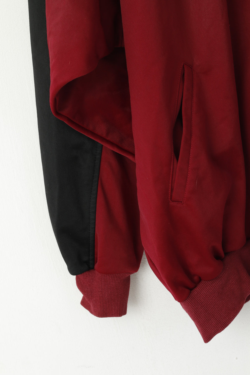 Escargot Men M Sweatshirt Maroon Vintage Colorado Shiny Zip Up Retro Top