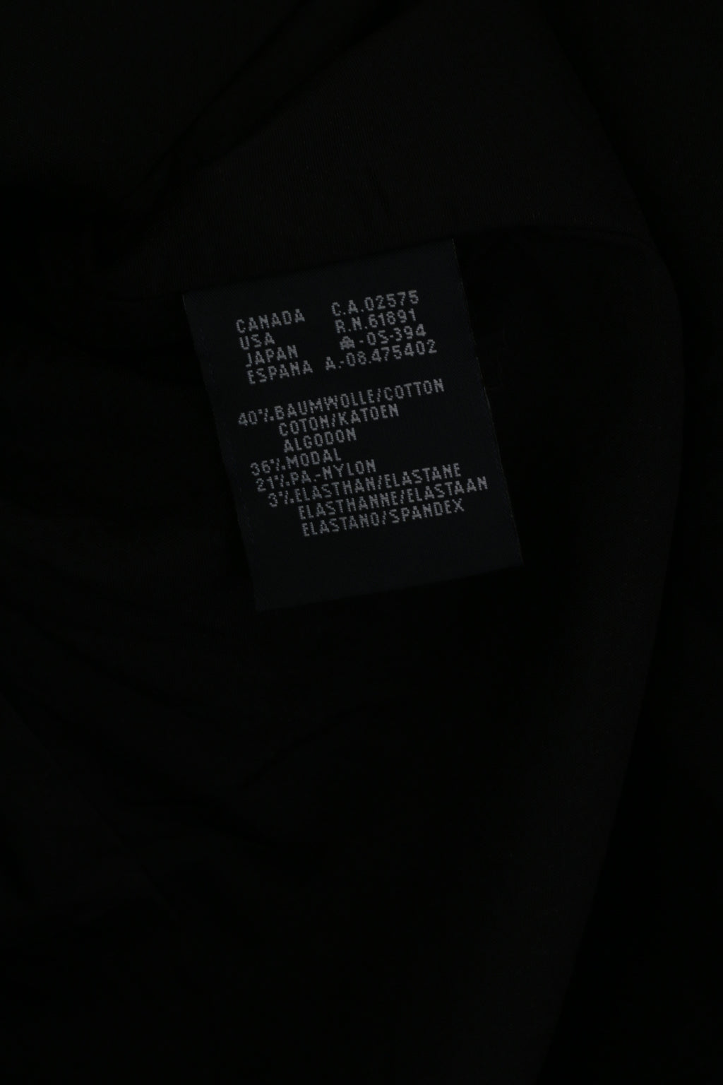 Giacca Escada Sport da donna 40 M Giacca monopetto con colletto rialzato in velluto a coste nero