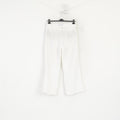 BRAX Women 16 32/32 42 Trousers White 100% Linen Marina Summer Pants