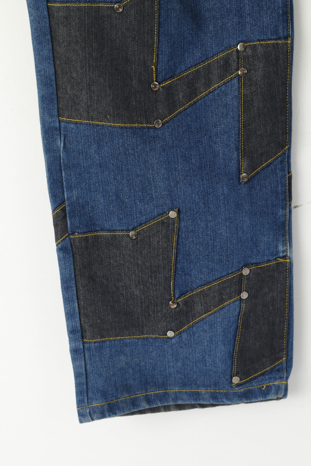 Hoodboyz Men 32 Jeans Trousers Navy Denim Hip-Hop Streetstyle Western Pants