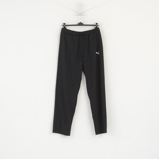 Puma Pantalon de survêtement XL pour homme Noir brillant vintage Training Sportswear Pantalon rétro