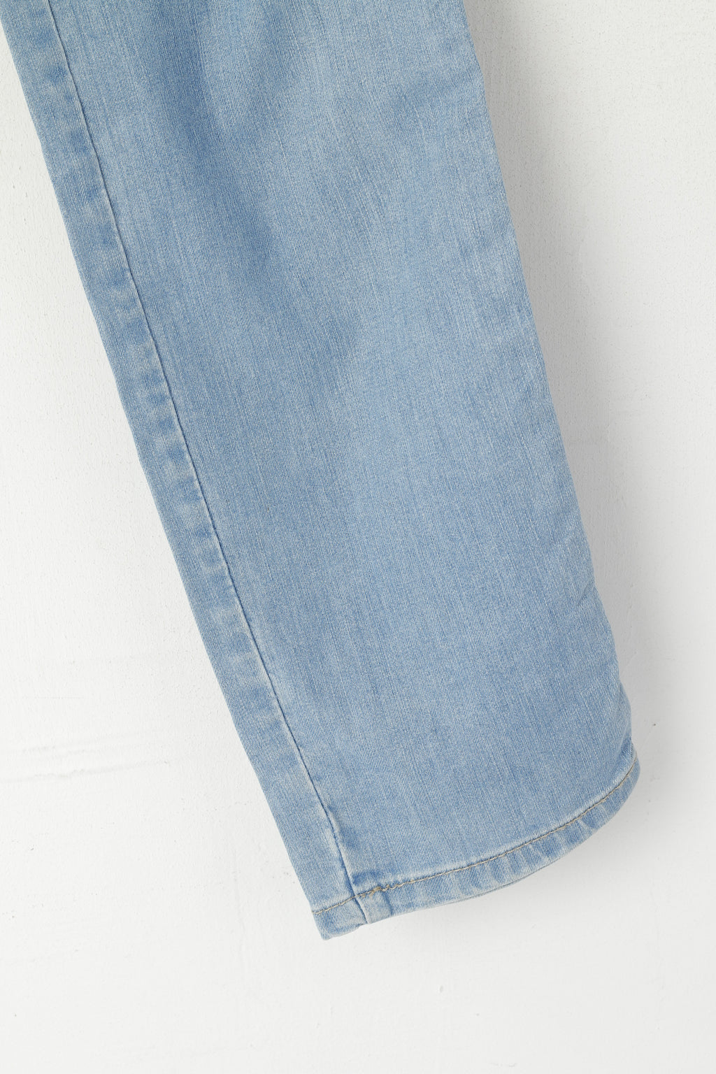 Trussardi Jeans Women 27 Trousers Blue Cotton Stretch Straight Leg Italy Pants