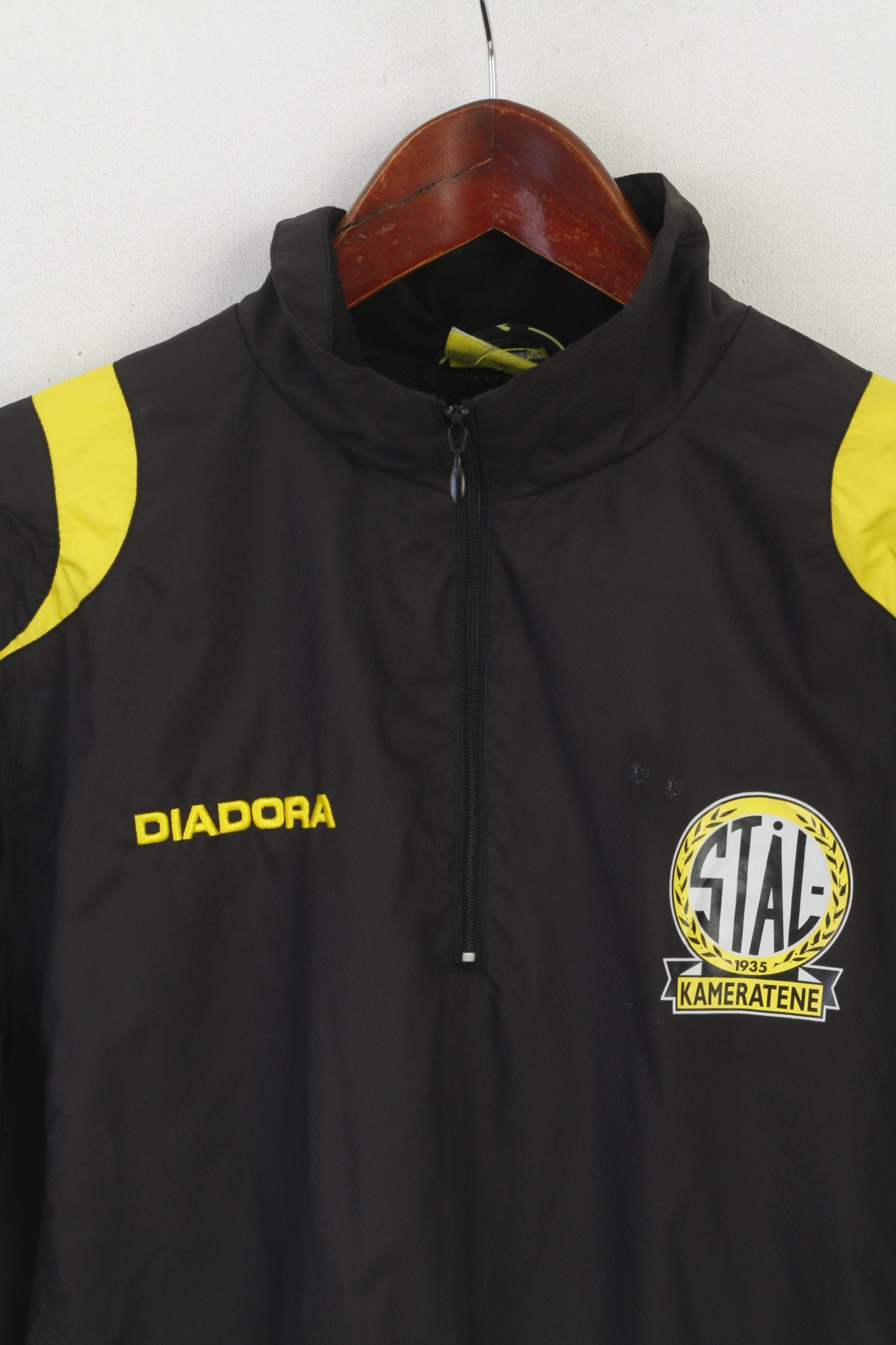 Giacca Diadora Stal Kameratene Ragazzi 150 Nera Zip Neck Abbigliamento sportivo Norvegia Top