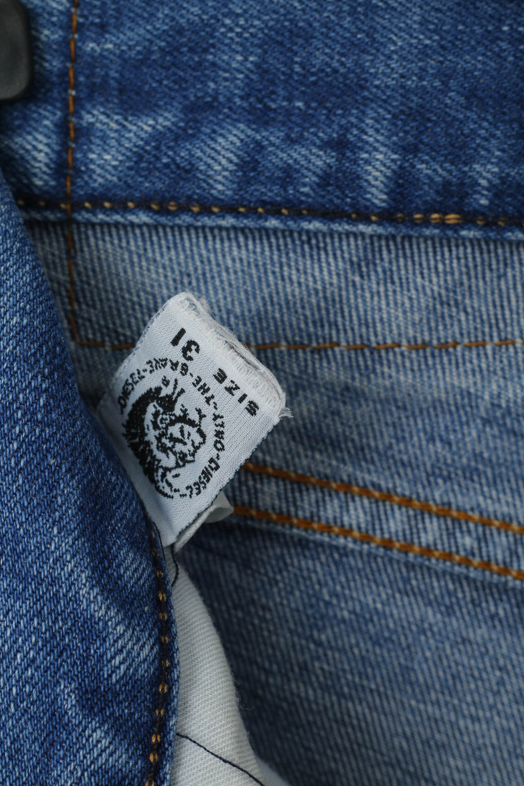 Diesel Pantalon Jeans 31 Bleu Coton Basic Droit Made in Italy Homme