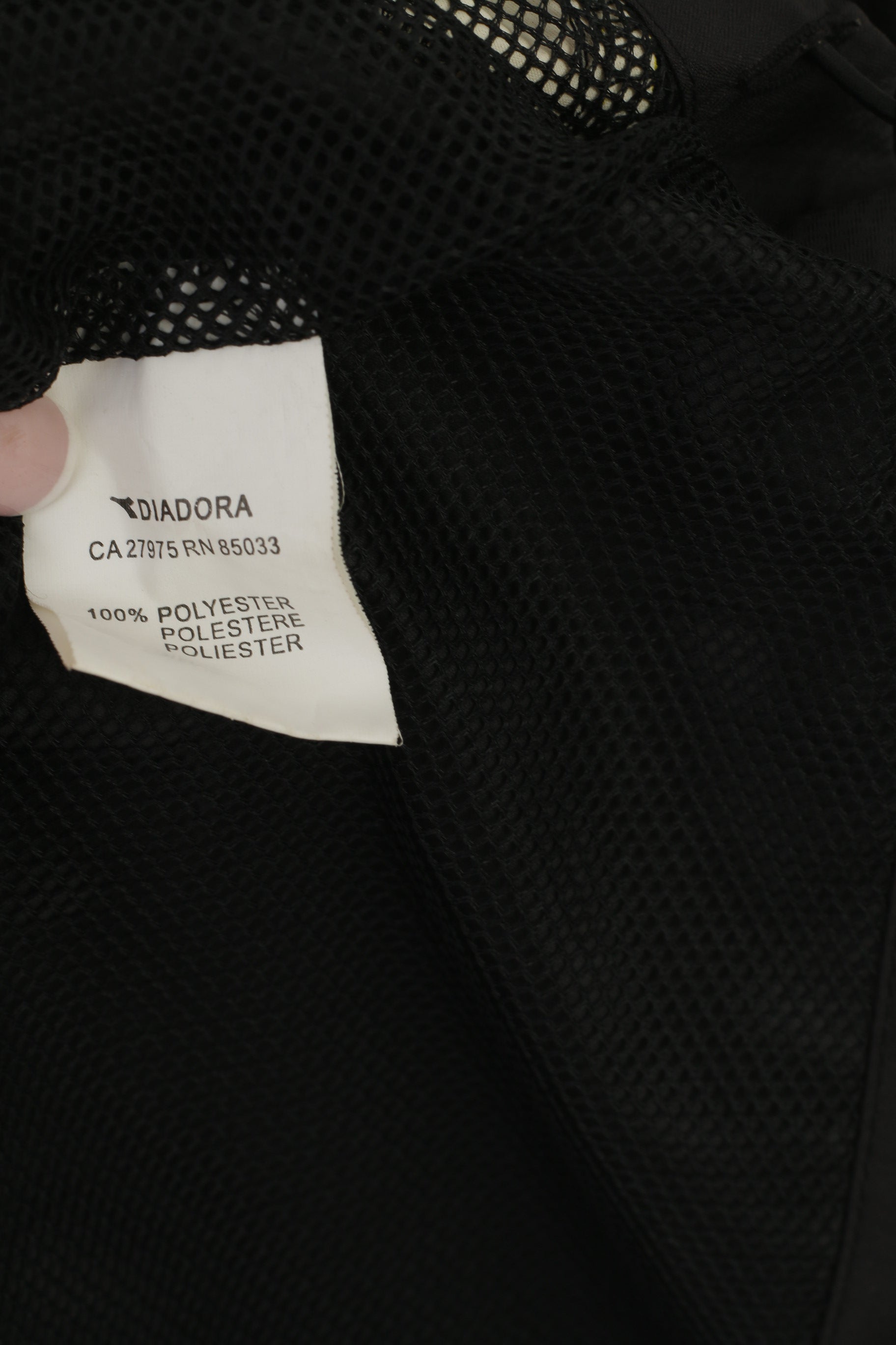 Veste Diadora Stal Kameratene Boys 150 Noir Col Zip Sportswear Haut Norvège