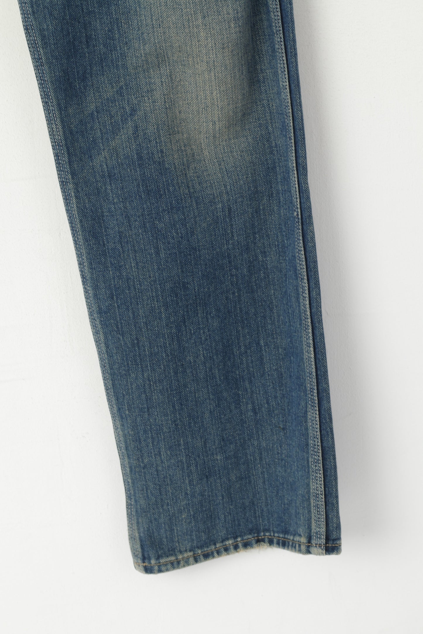 Paul Smith Jeans Uomo 34 Pantaloni Pantaloni classici a gamba dritta in cotone denim blu scuro