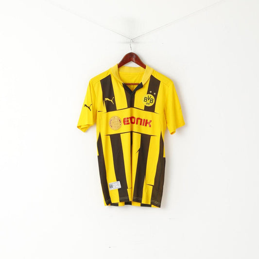 Puma Hommes S Shirt Jaune BVB Dortmund Borussia Football Jersey Crabman #10 Top