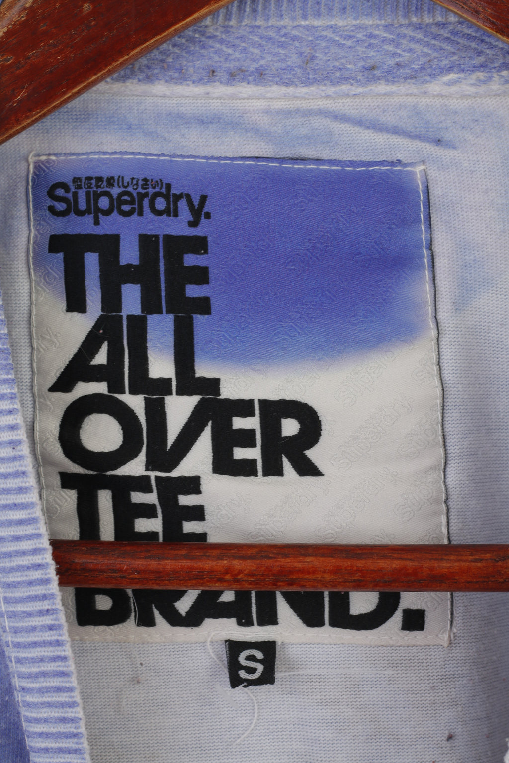 Superdry Homme S Chemise Violet Coton Graphique Summer Palms Crew Neck Top