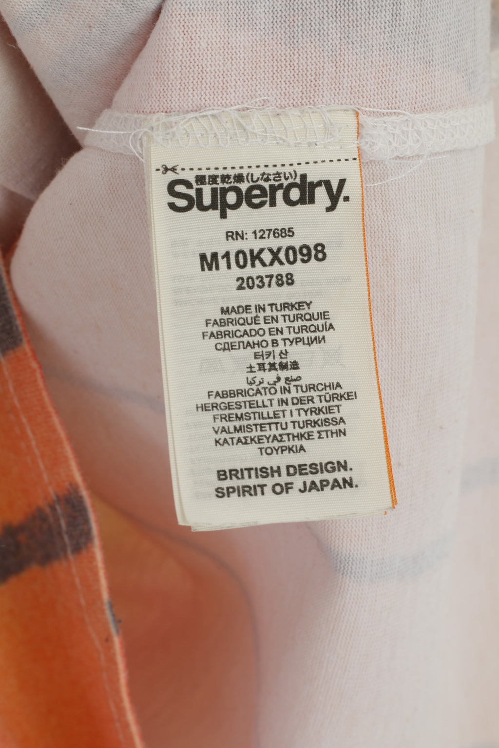 Superdry Homme S Chemise Violet Coton Graphique Summer Palms Crew Neck Top