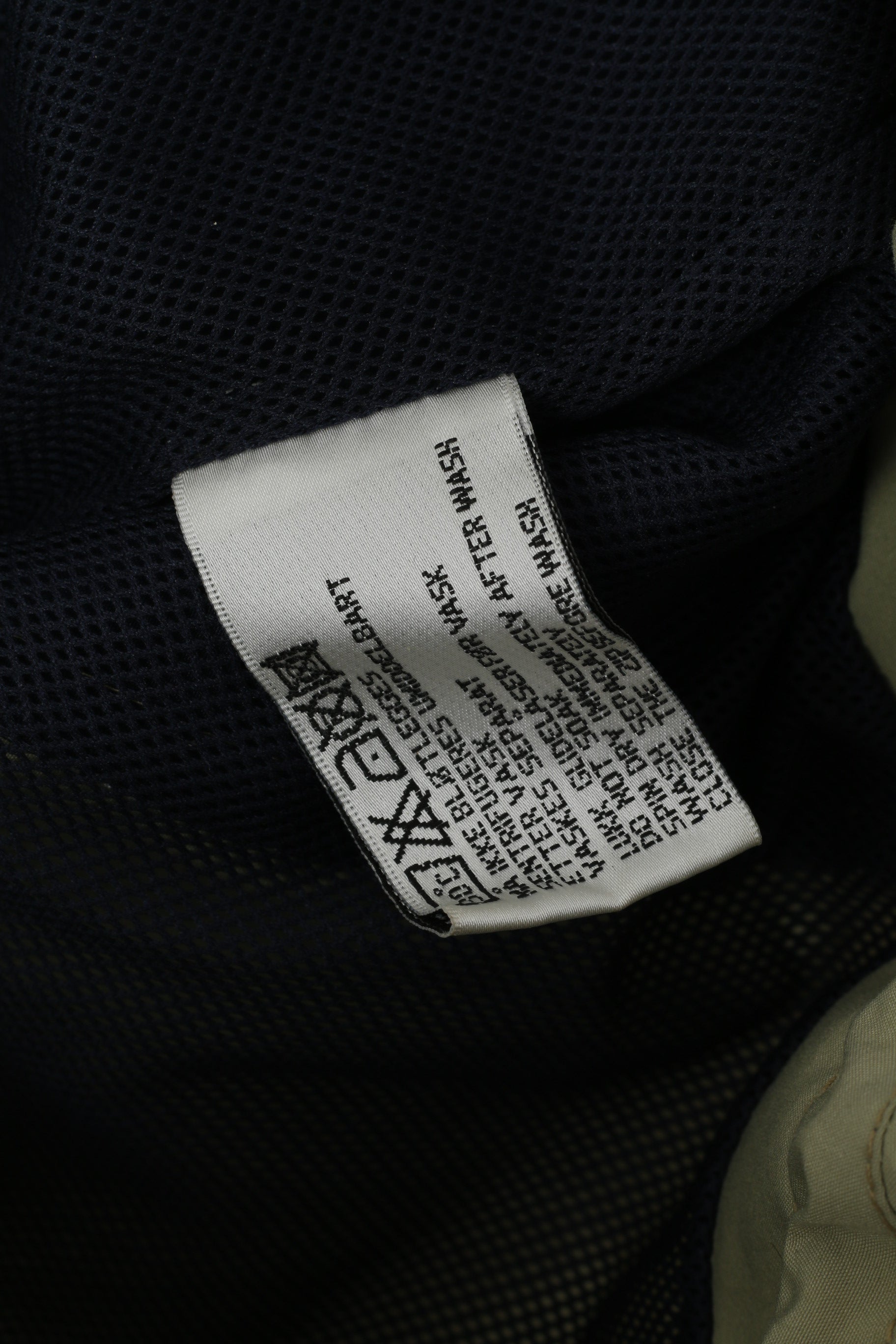 Etirel Men M Jacket Navy Activewear Mesh Lined Sport Lightweight Track Top