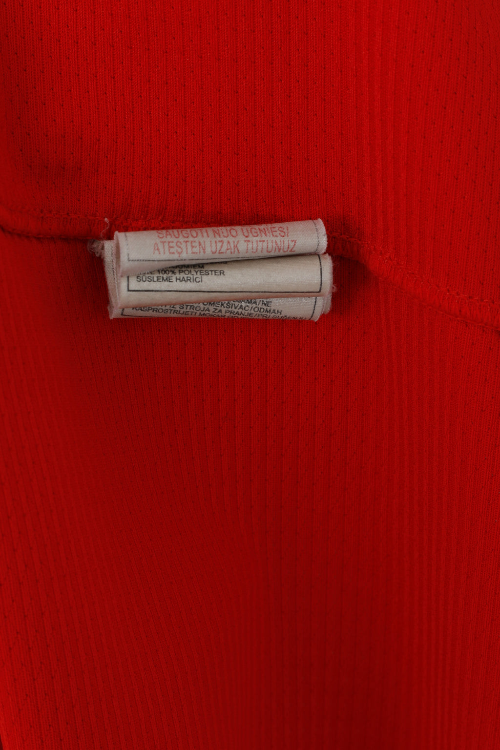 Nike Homme L Chemise Rouge Football Activewear 90 Vintage Sport Training Jersey Top