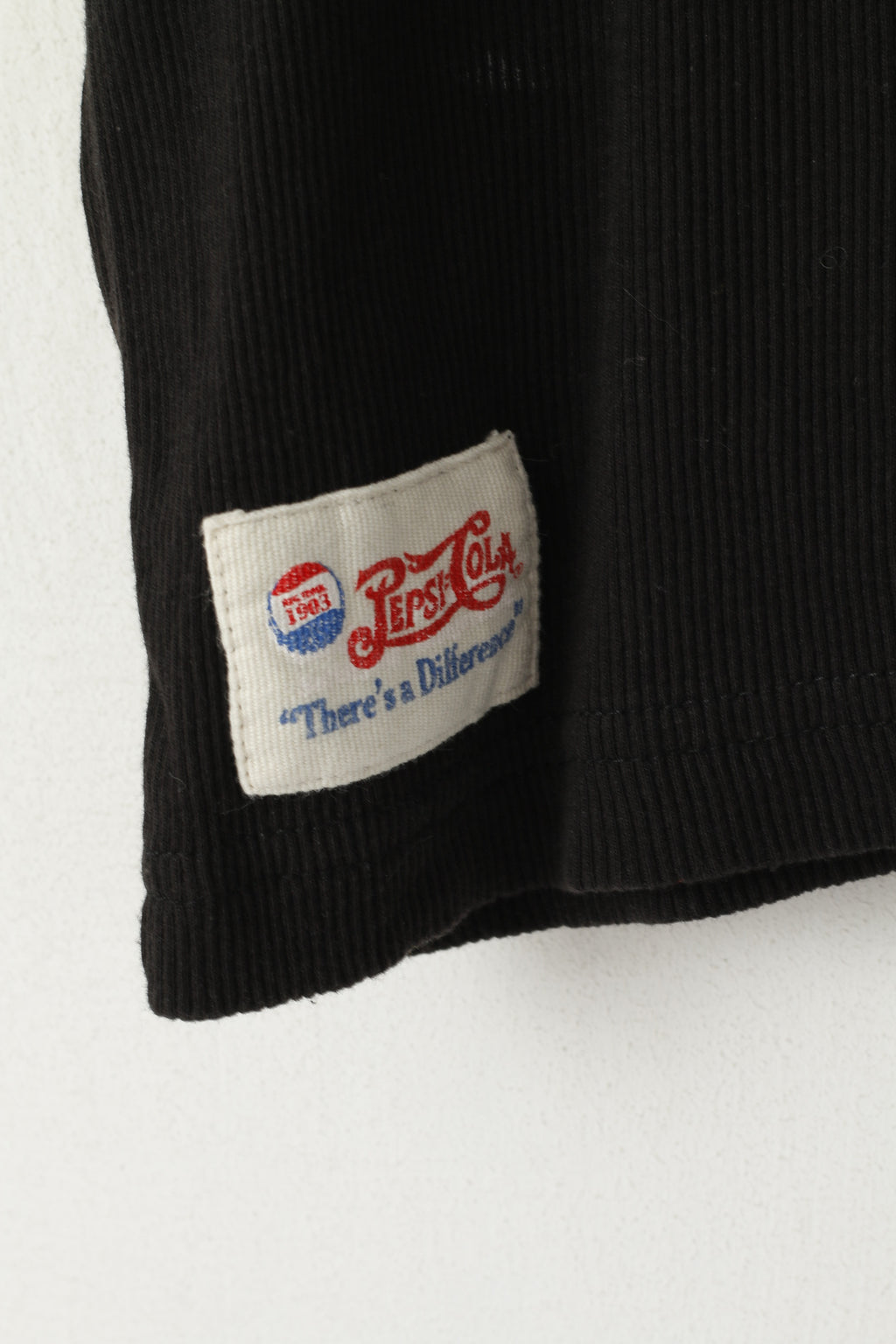 Pepsi - Cola Men M (S) Shirt Black Stretch Always Good Cotton Vintage Fit Top